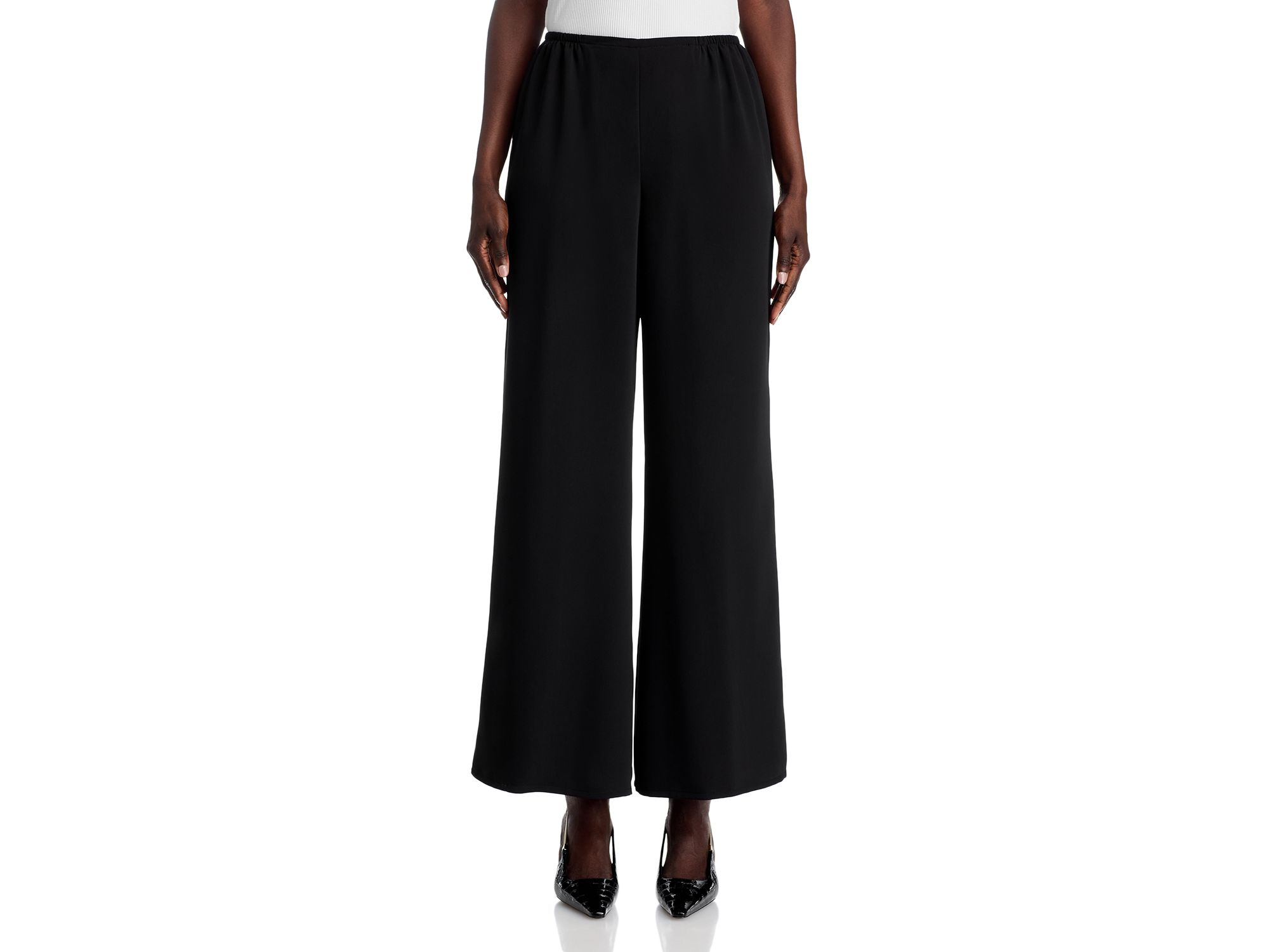 Crepe Wide Leg Pants — Image 5