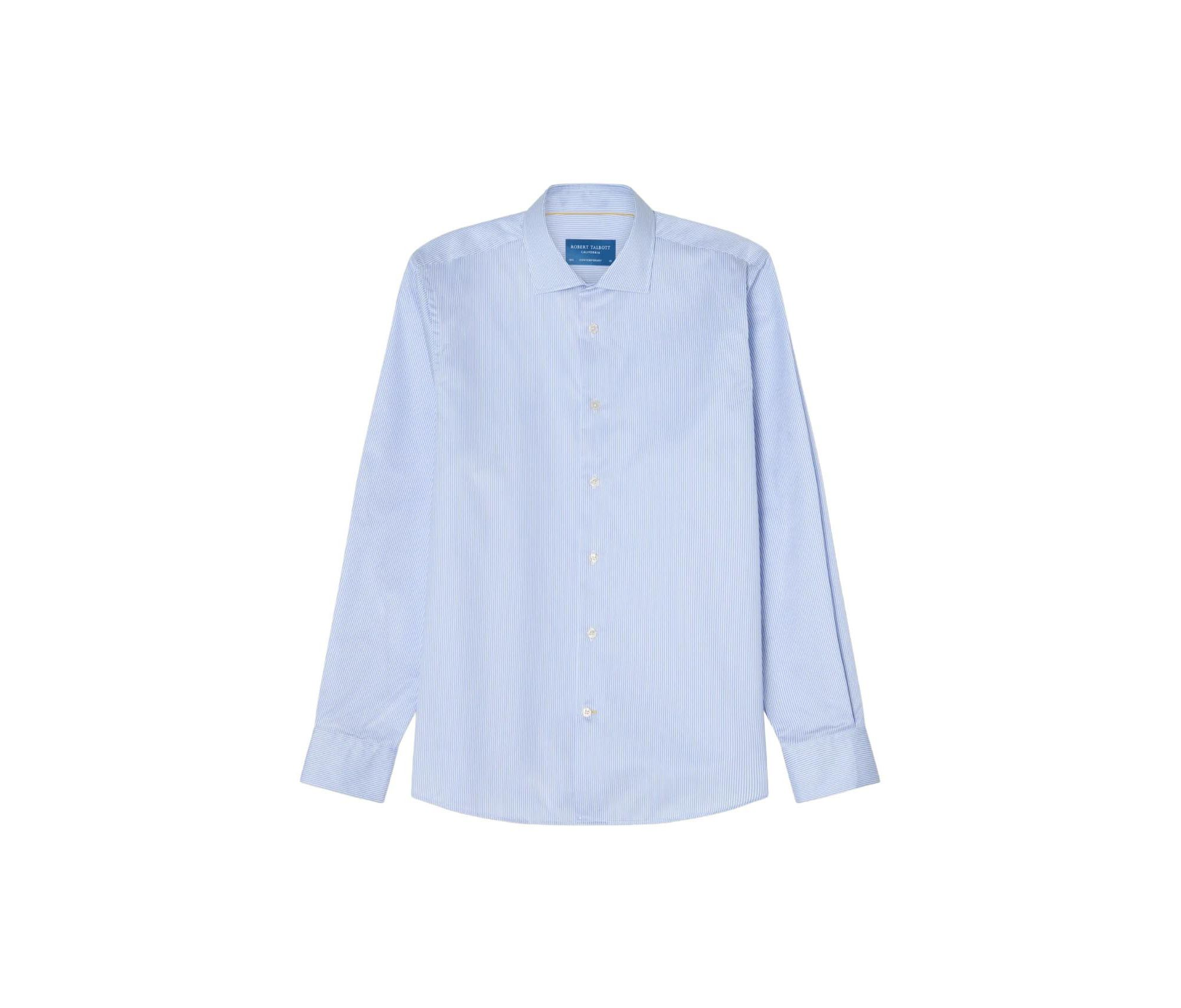 Reynolds Mini Stripe Twill Classic Fit Shirt — Image 5