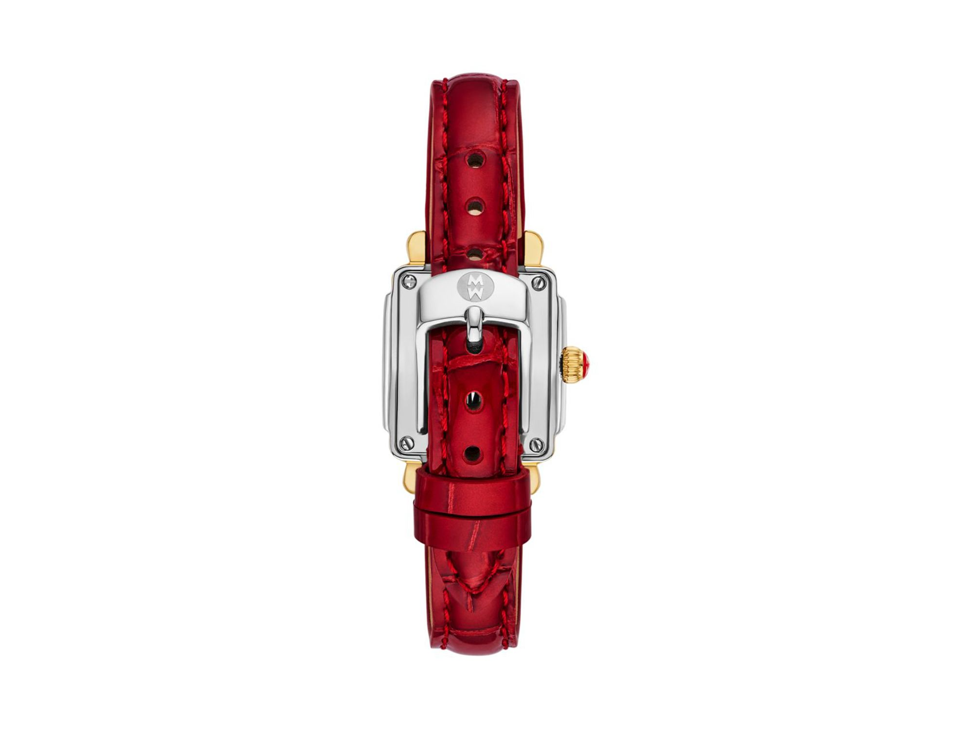 Special Edition Deco Madison Mini Two Tone 18K Gold Plated Diamond Pavé Dial Watch, 23mm x 24mm — Image 5