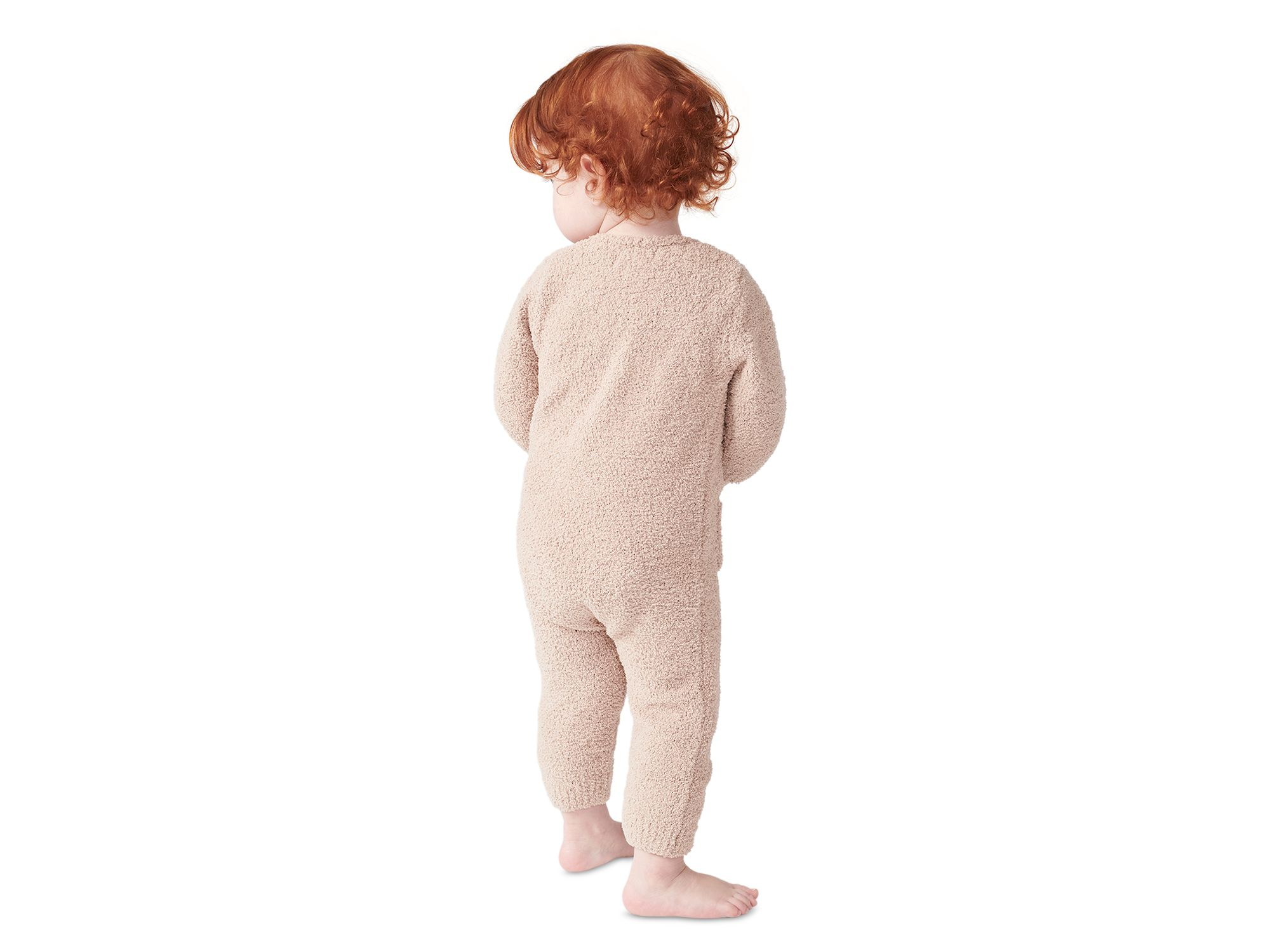 Unisex Fuzzy Long Sleeve Jumpsuit - Baby — Image 10