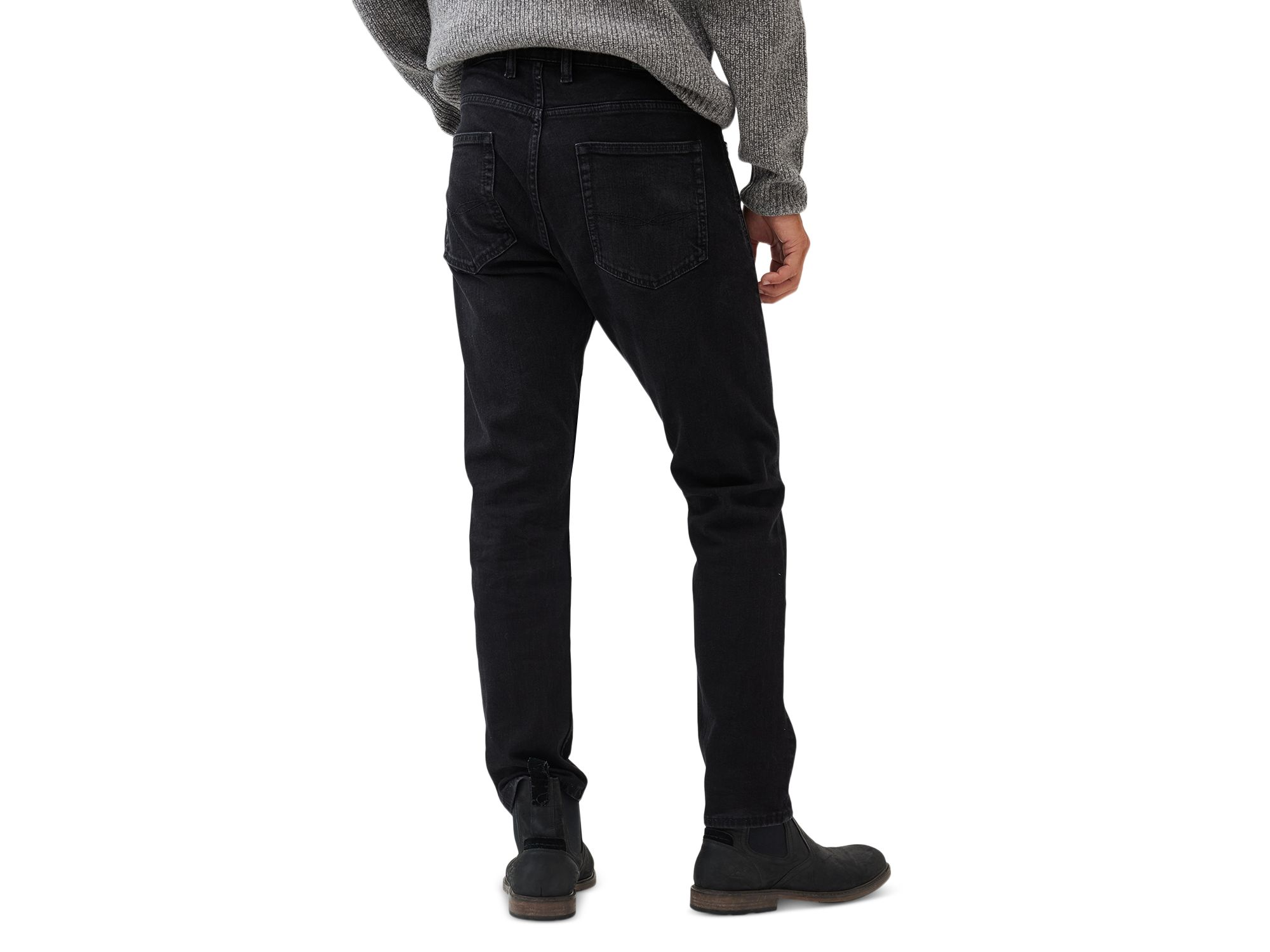 Hira Slim Jeans in Coal — Image 4