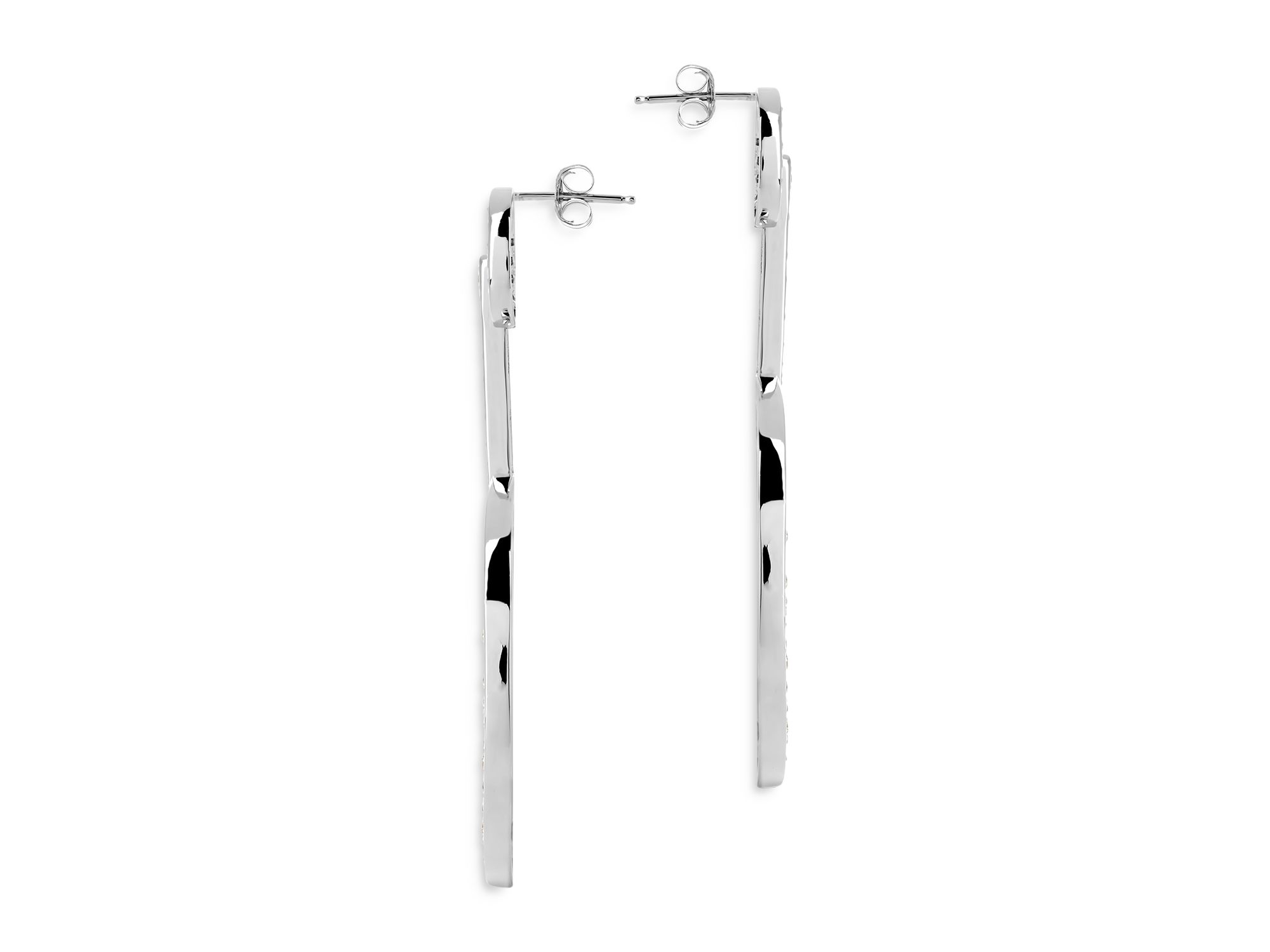 Tory Oval Drop Earrings — Image 4