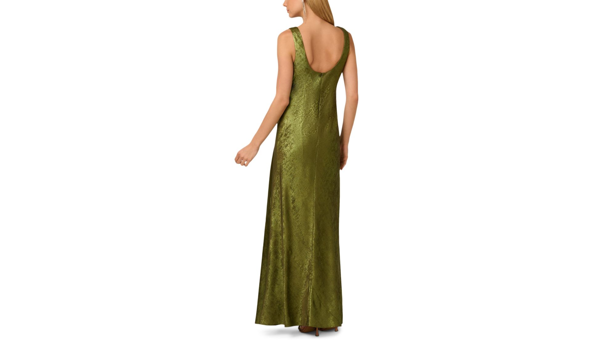 Foil Cowlneck Gown — Image 6