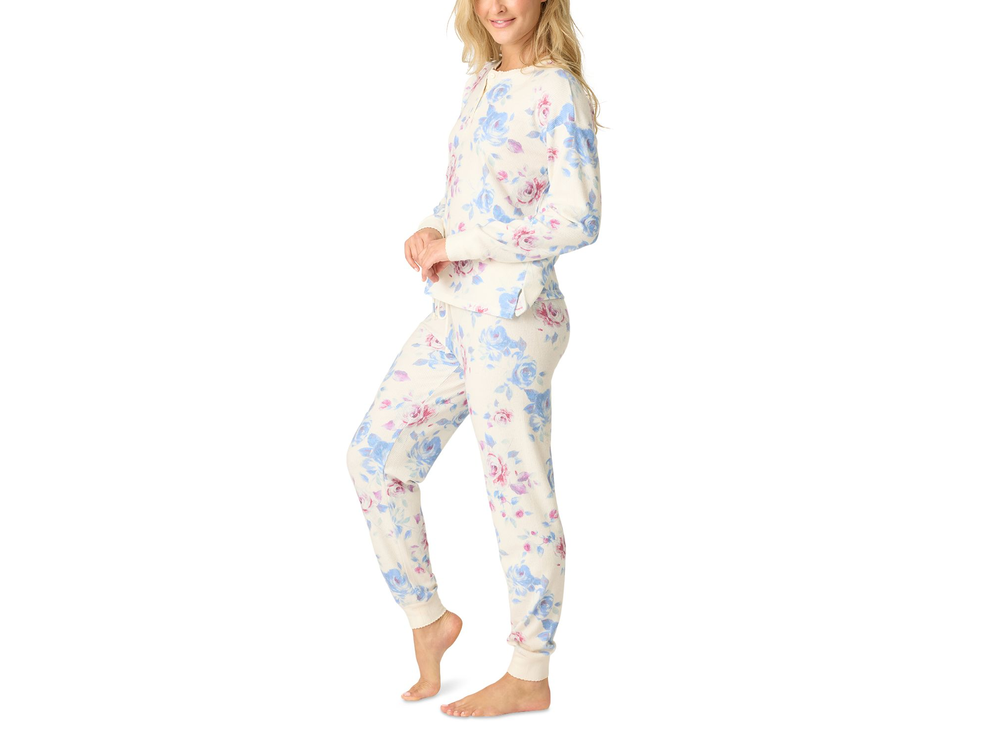Rodeo Rose Henley Pajama Set — Image 4