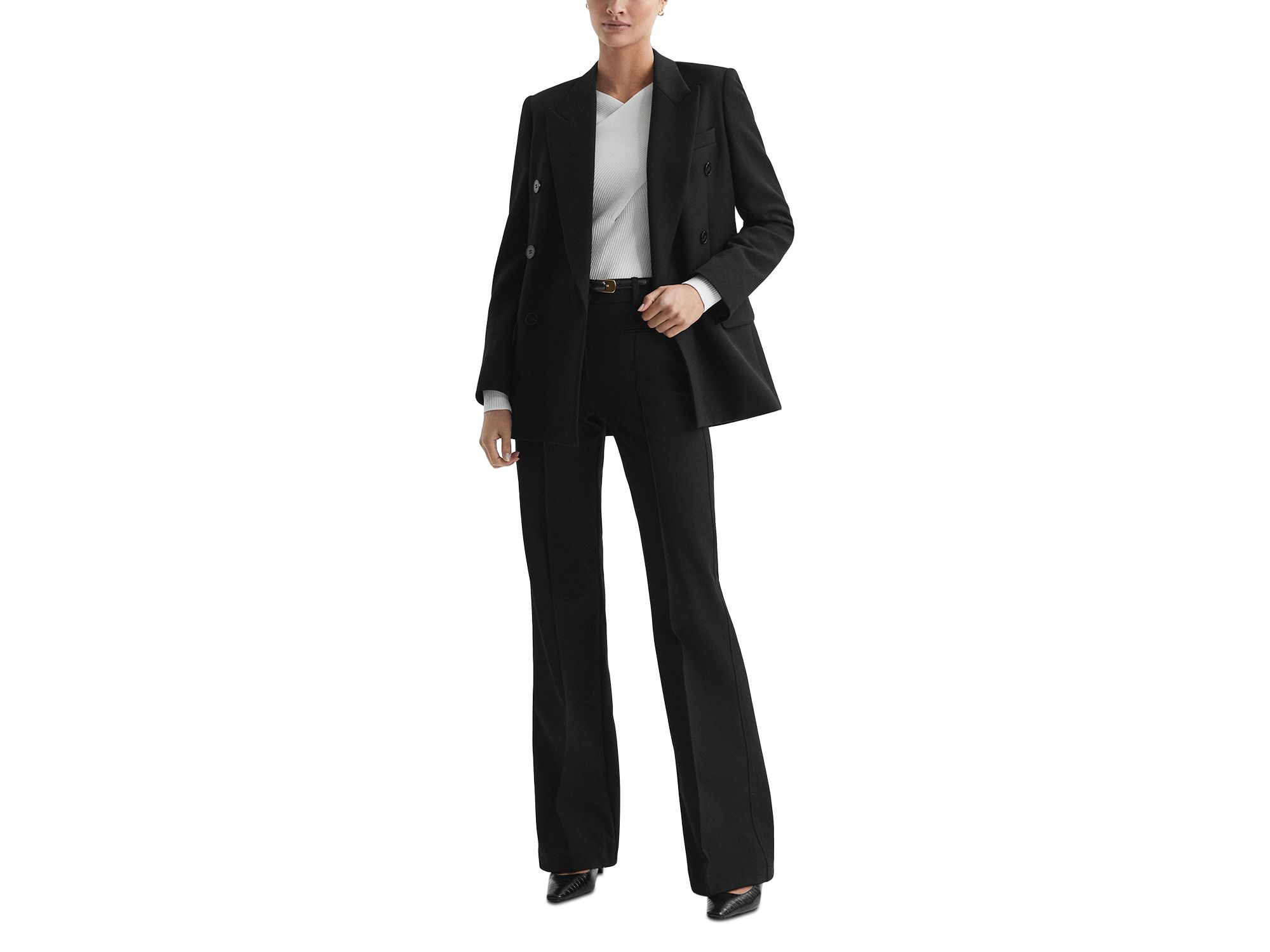 Petites Claude Flare Leg Pants — Image 3