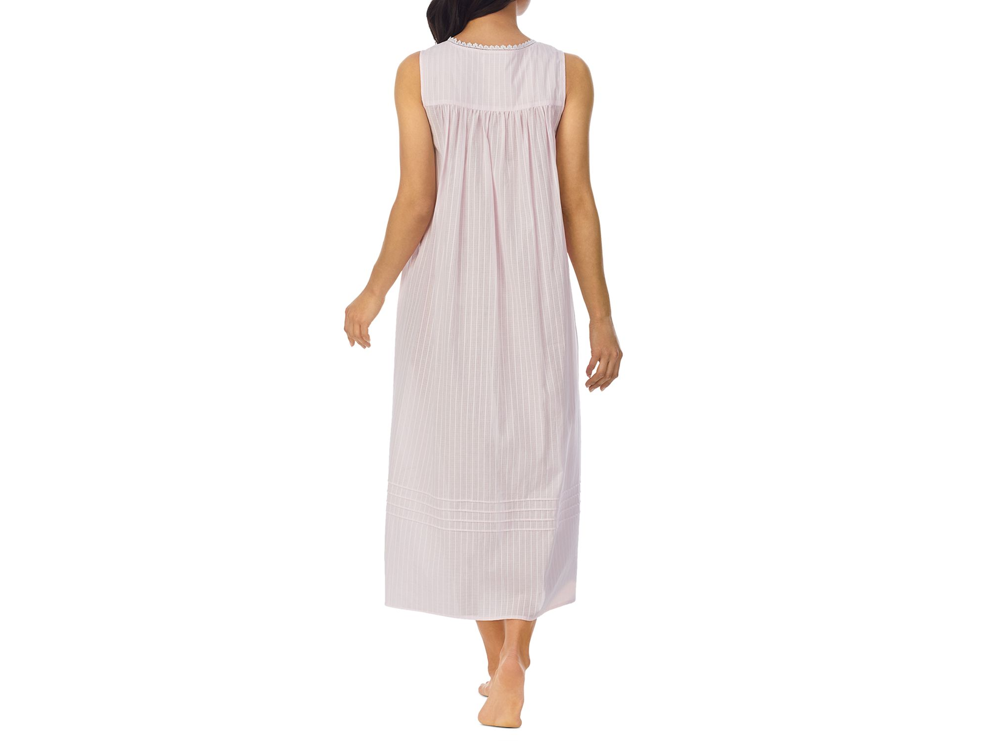 Dobby Stripe Cotton Ballet Nightgown — Image 4