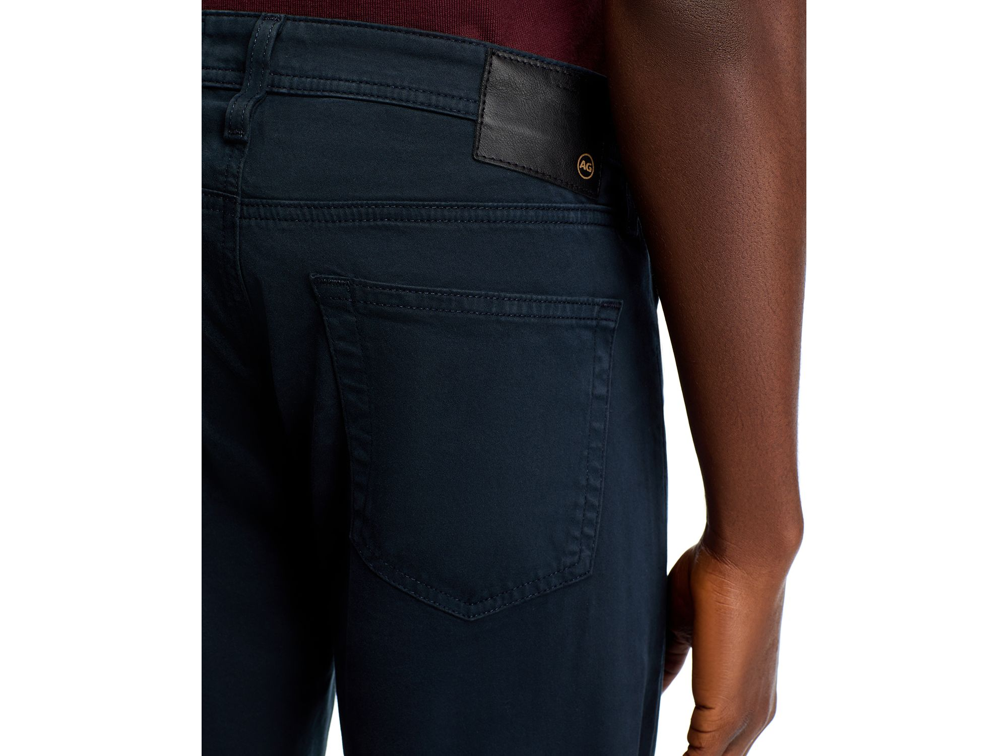 Tellis 34" Slim Fit Twill Pants — Image 3
