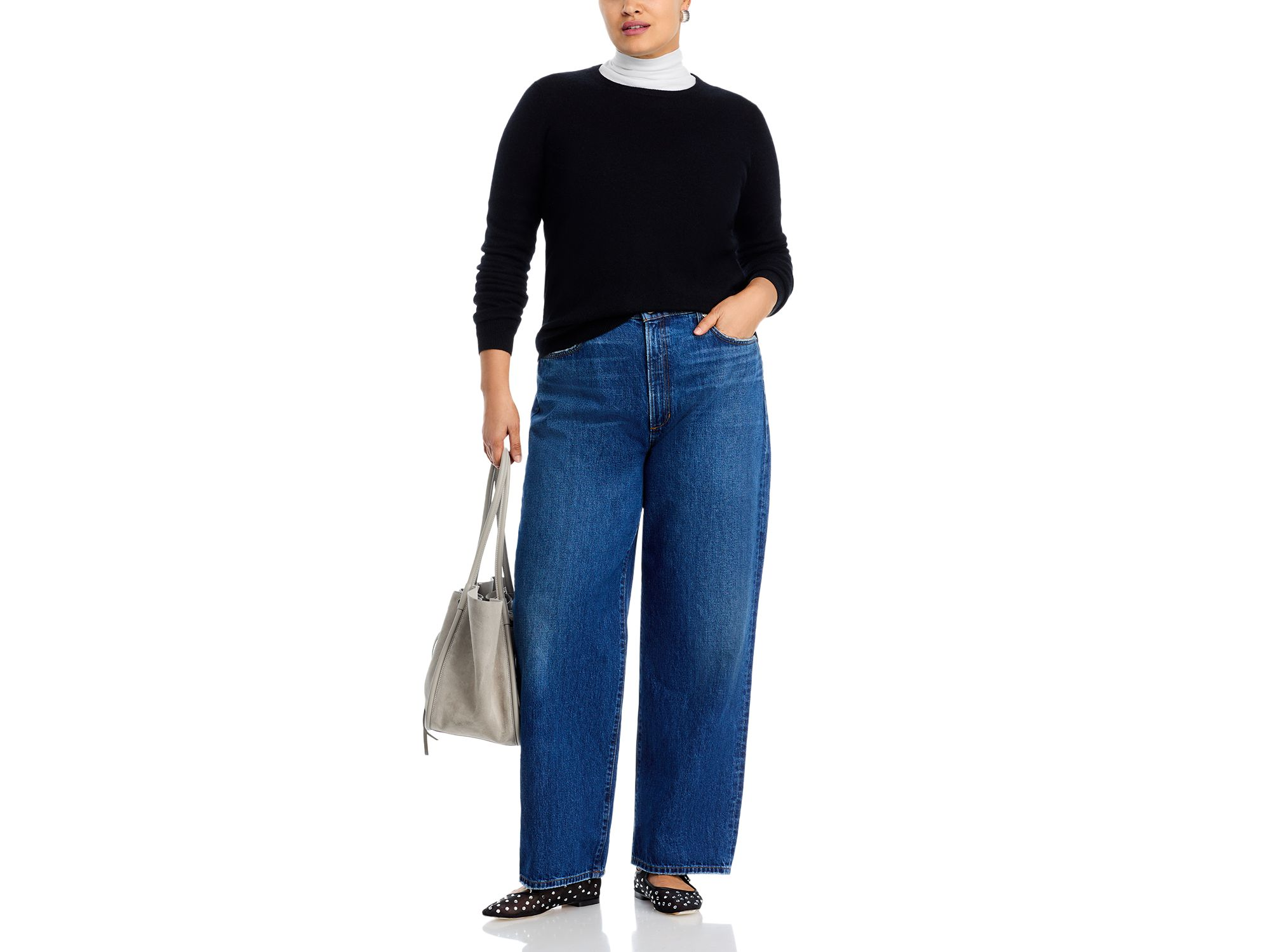 100% Cashmere Crewneck Sweater - Exclusive — Image 5