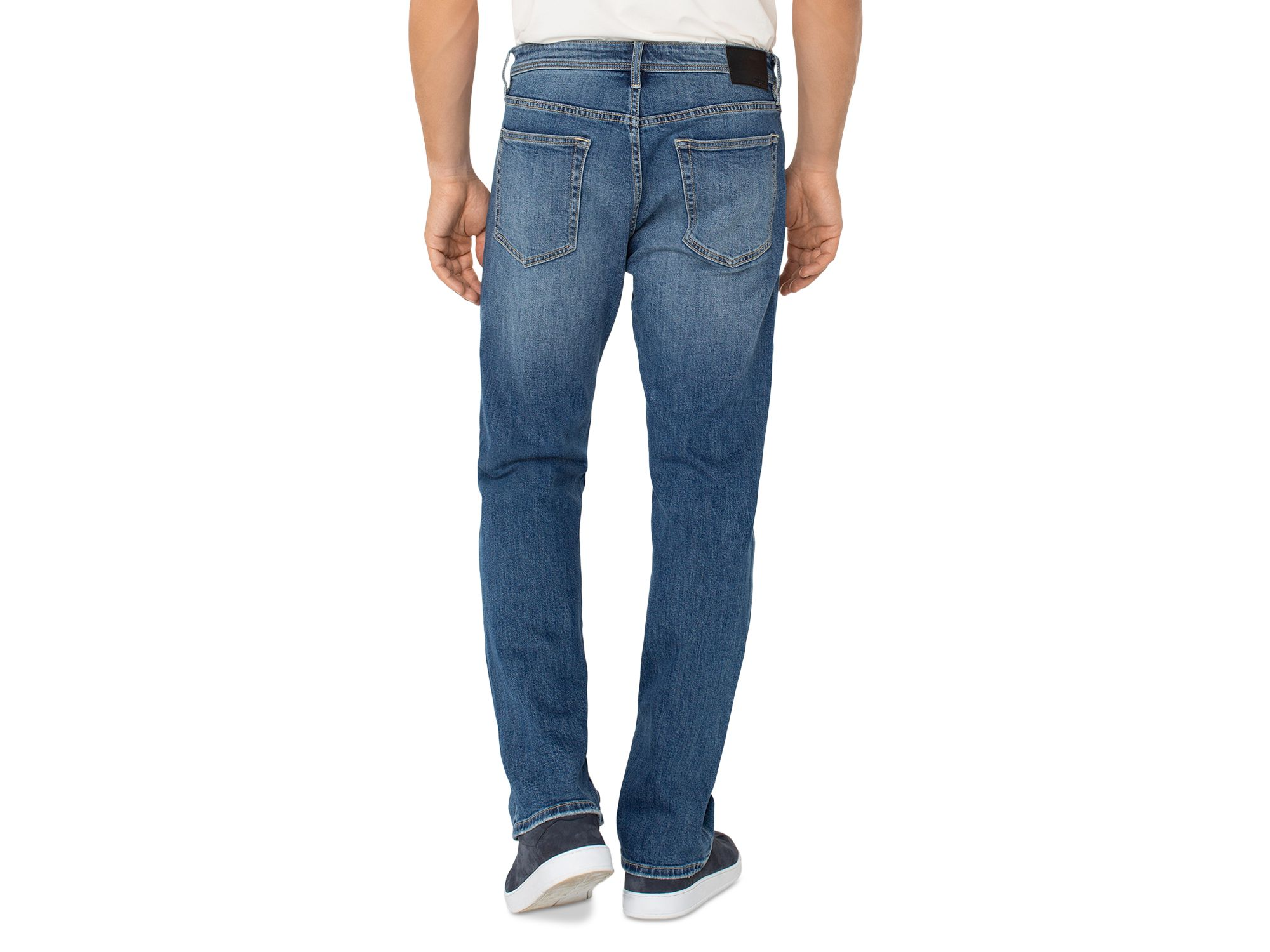 Sutton Relaxed Fit Jeans in Belmonte Blue — Image 4