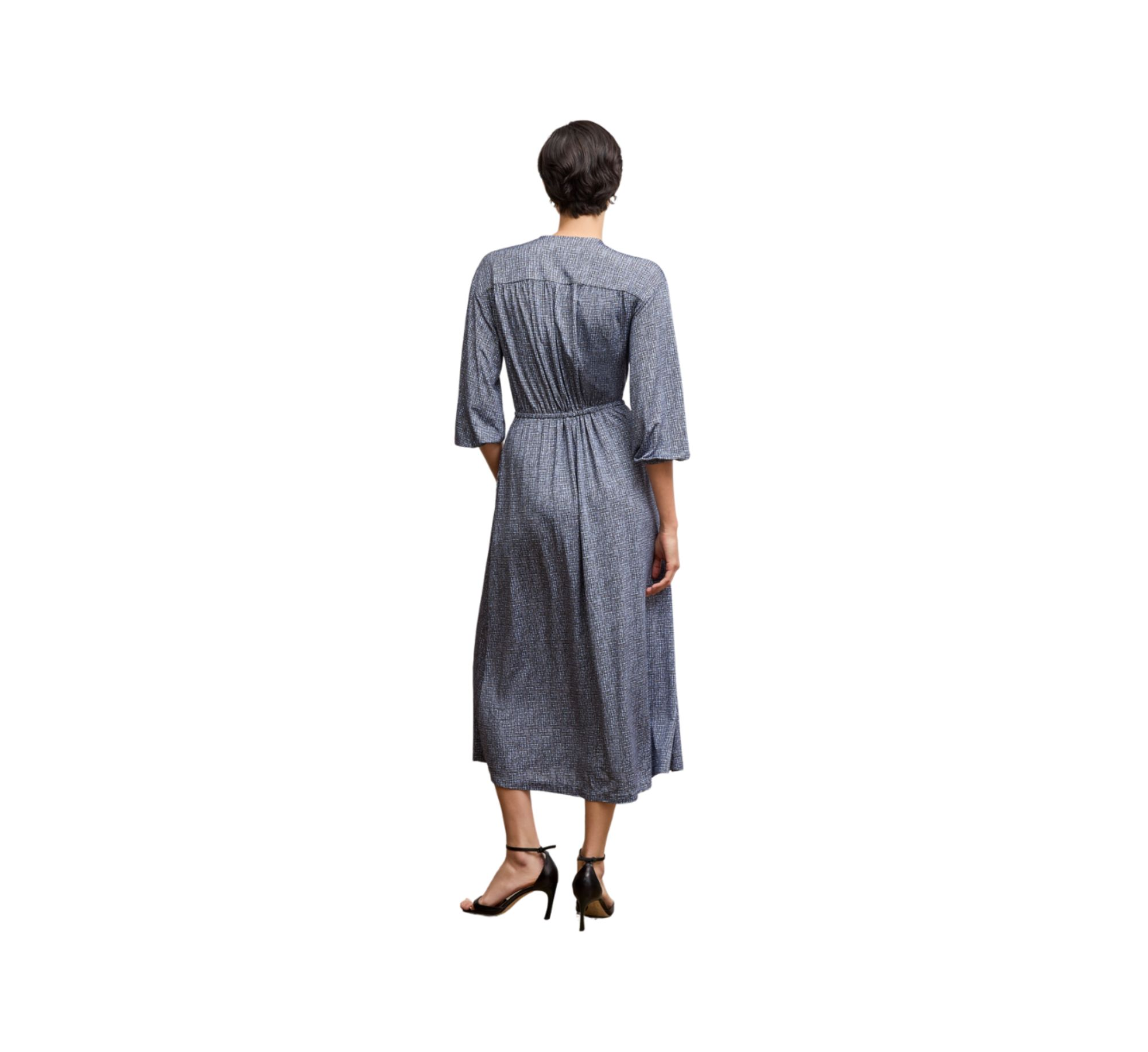 Hope Wrap Dress - Printed Jersey — Image 5