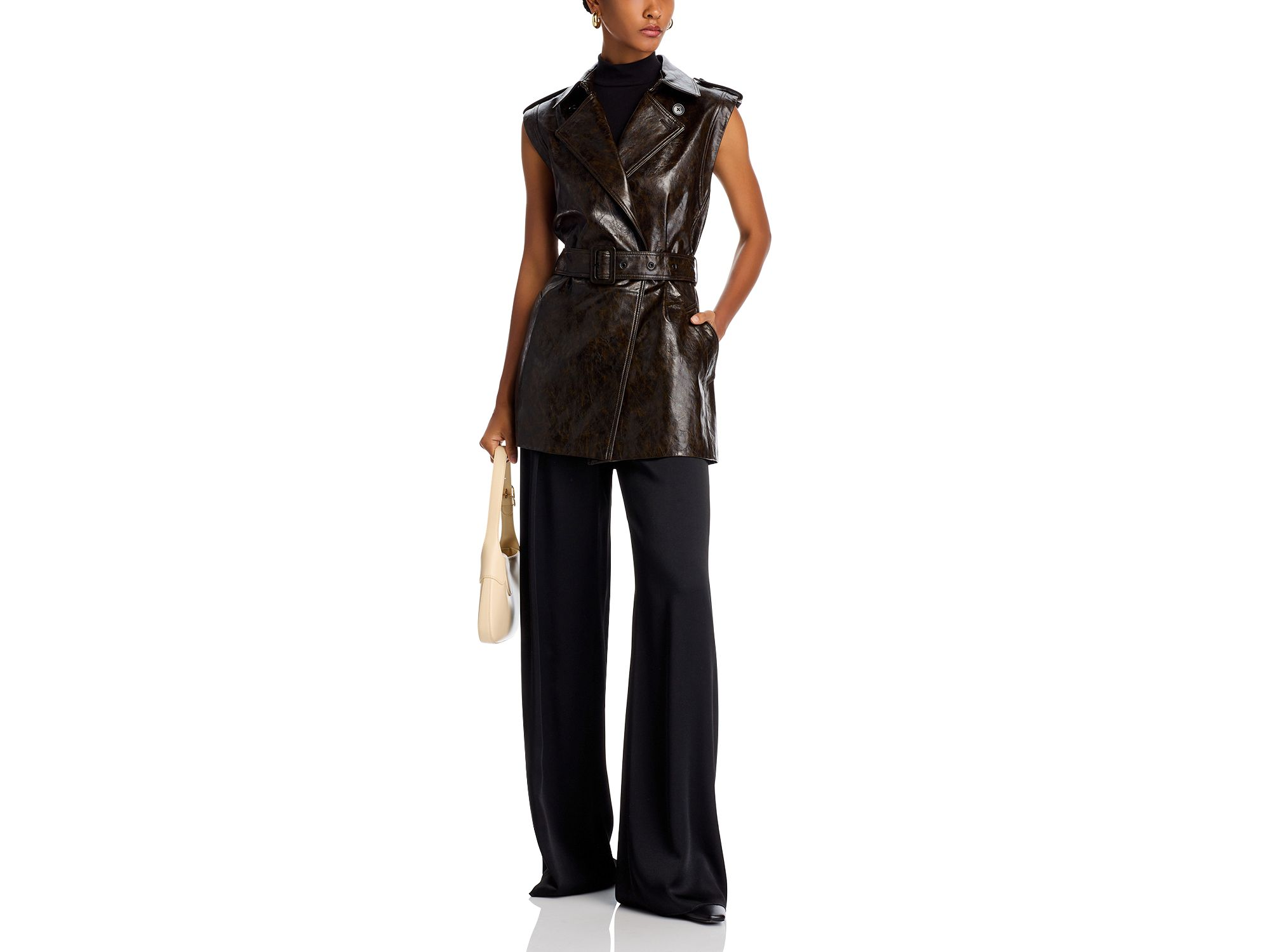 Harper Faux Leather Vest — Image 7
