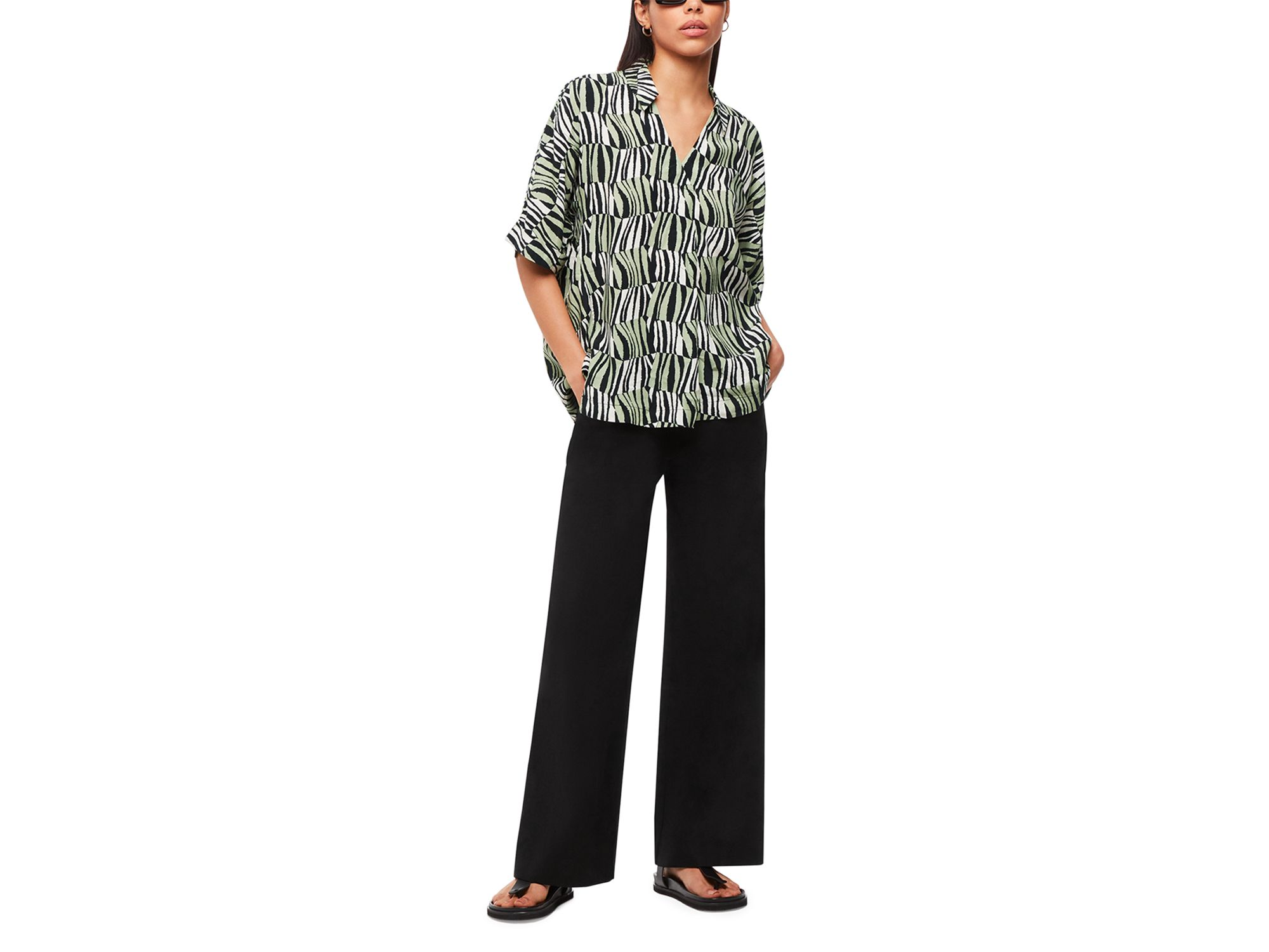 Checkerboard Tiger Boxy Shirt — Image 7