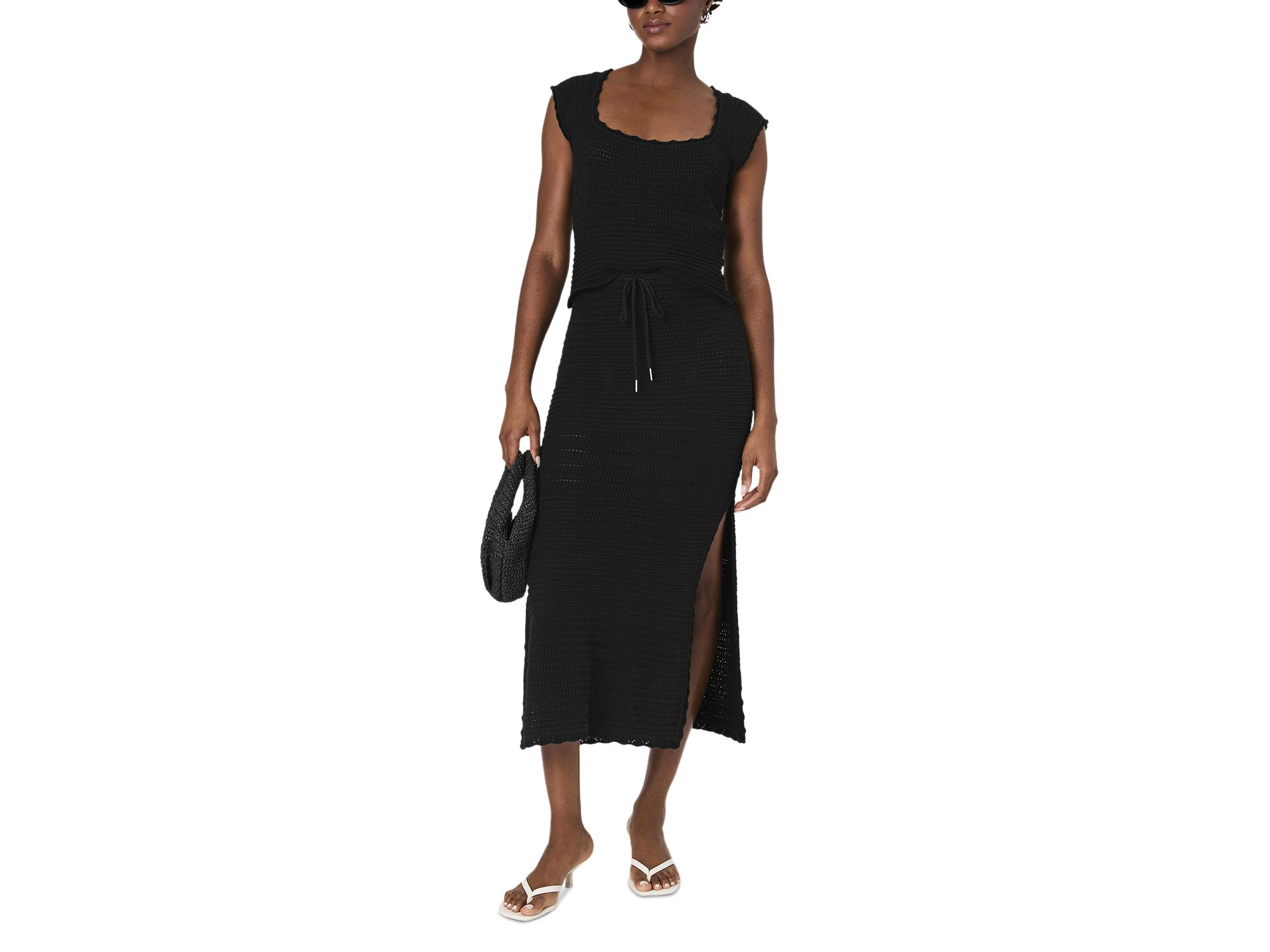 Nellis Collage Sleeveless Top & Side Slit Skirt — Image 18