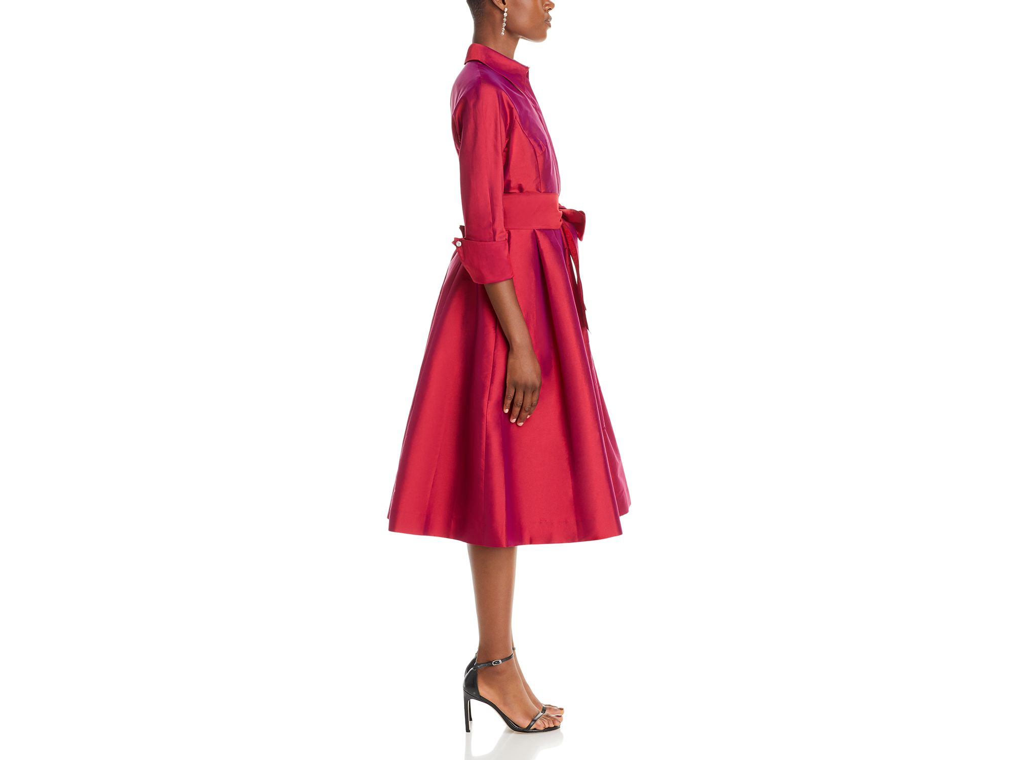 Taffeta Shirt Dress — Image 6