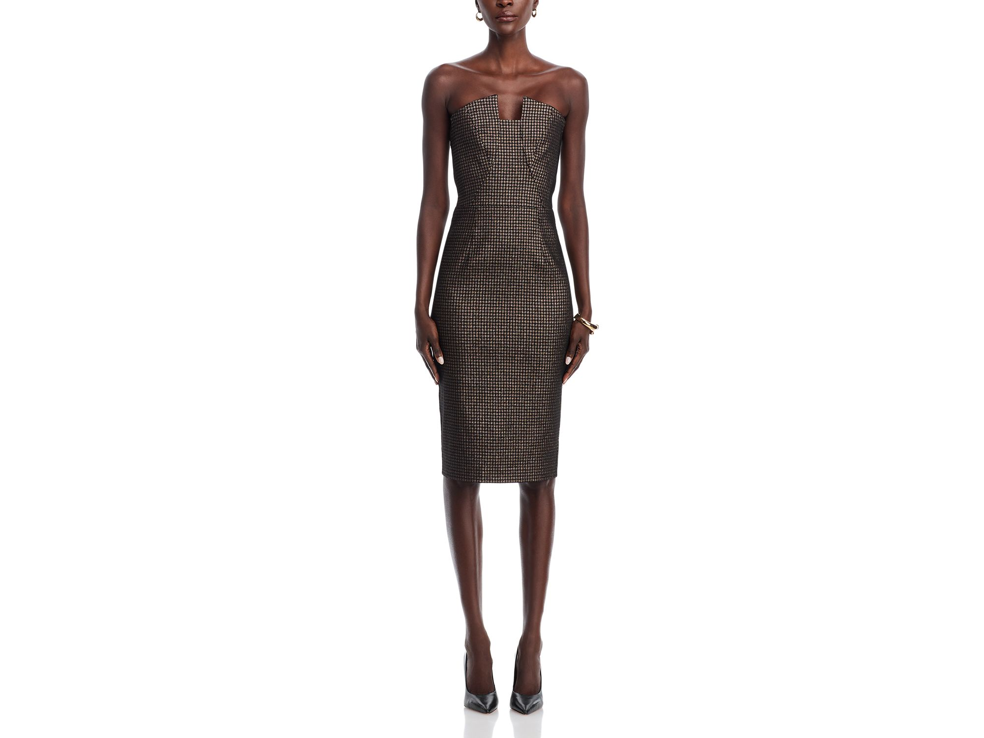Lena Notch Neck Sheath Dress — Image 5