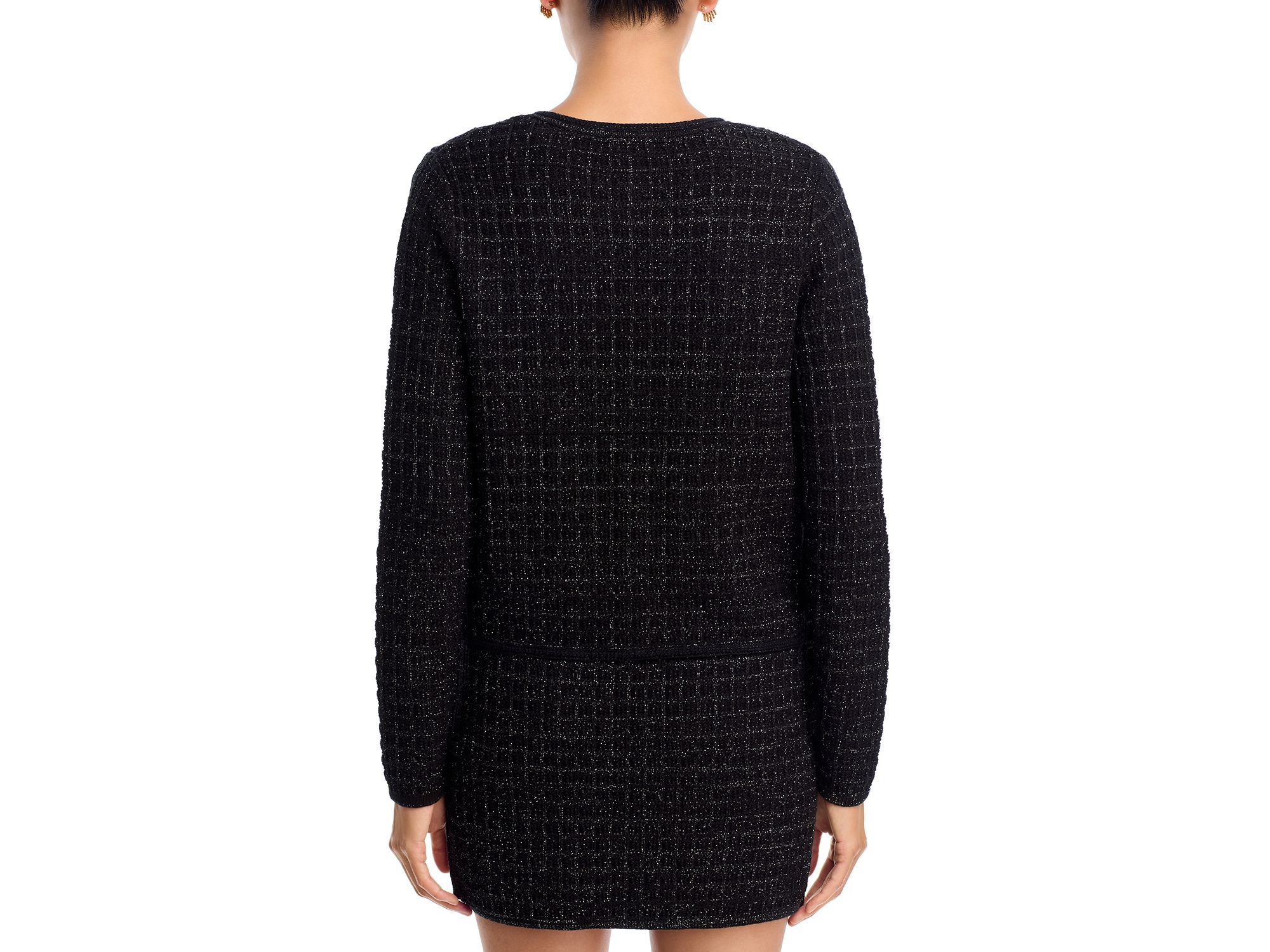 Crystal Button Cardigan Sweater & Sweater Skirt - Exclusive — Image 6