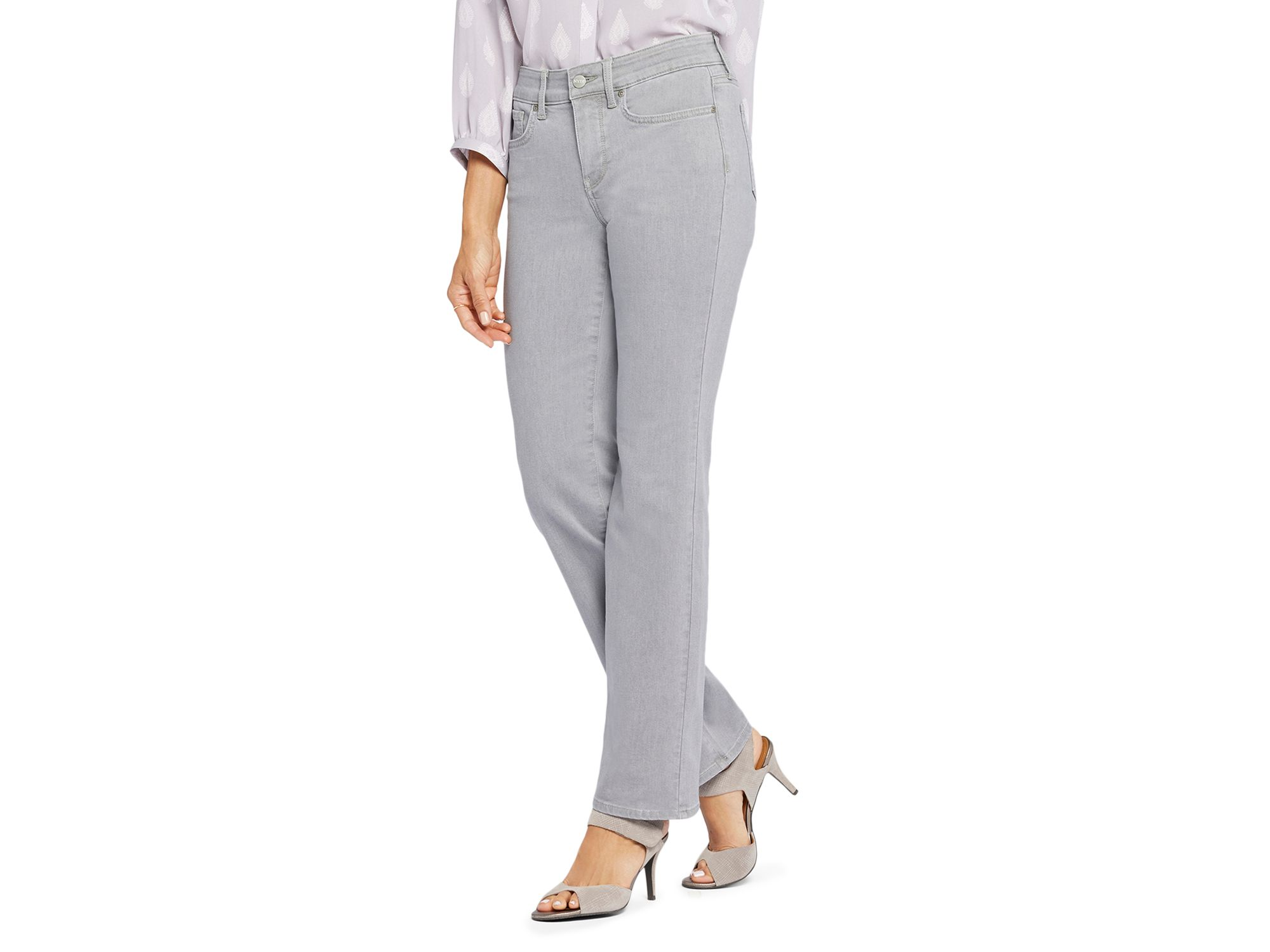 Marilyn High Rise Straight Jeans in Charisma — Image 3