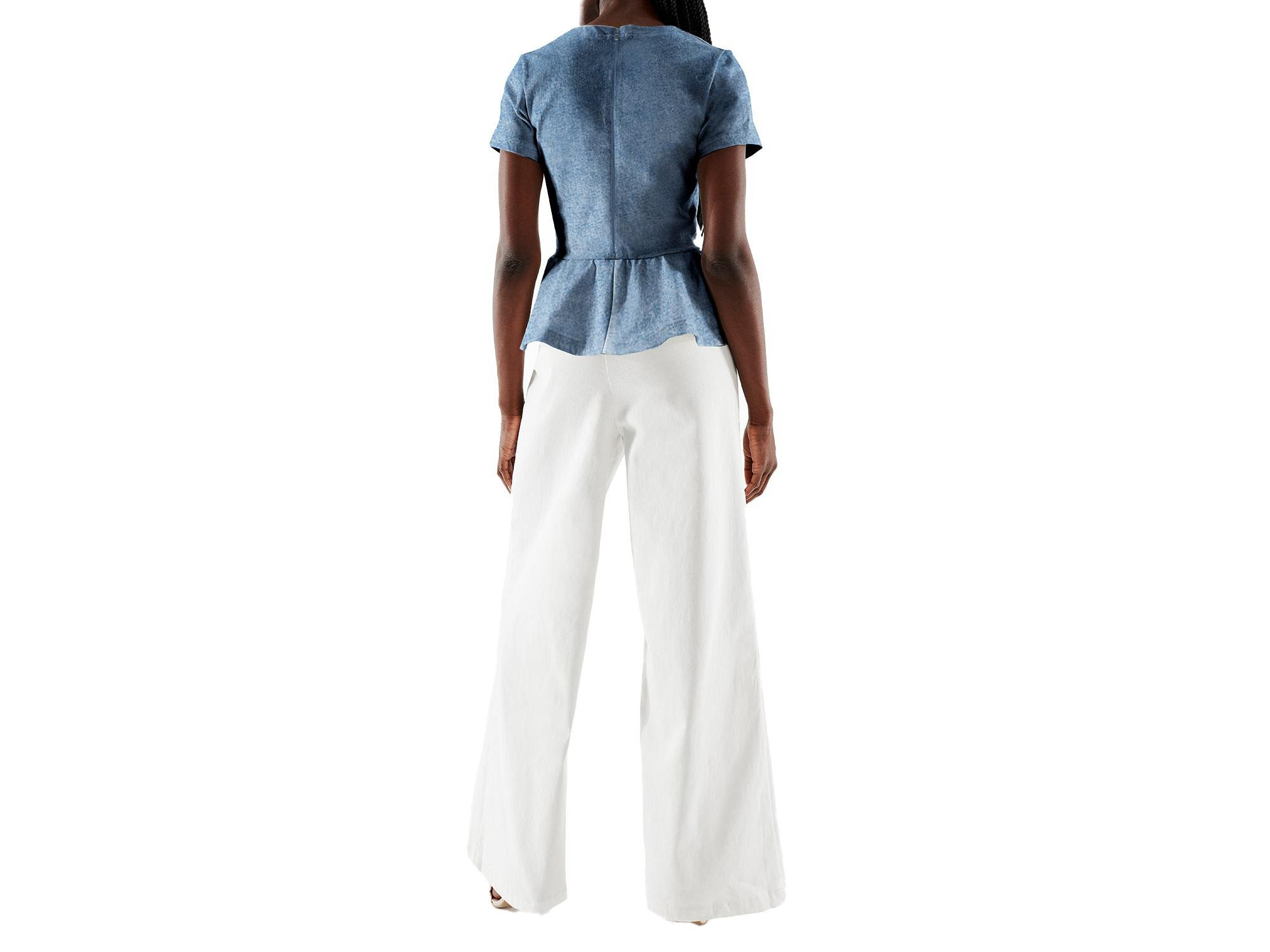 Dominga Denim Top — Image 4