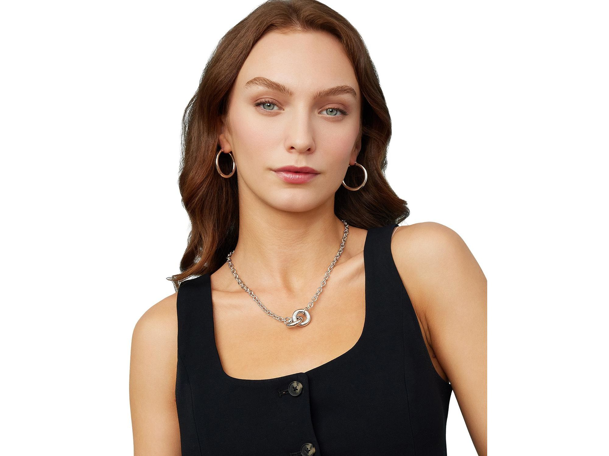 Sterling Everyday Bold Hoops — Image 4