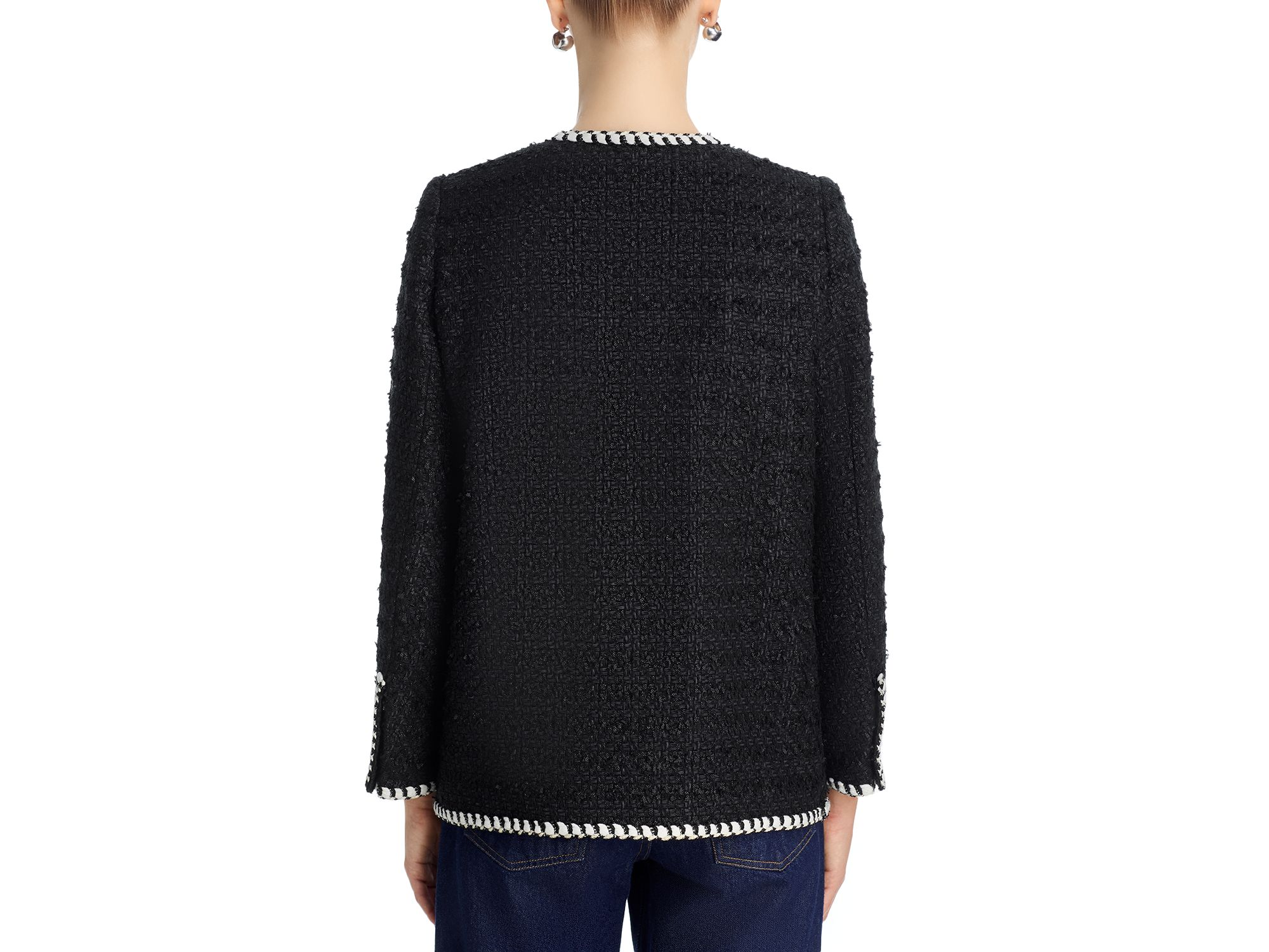 Trapeze Tweed Jacket - Exclusive — Image 3