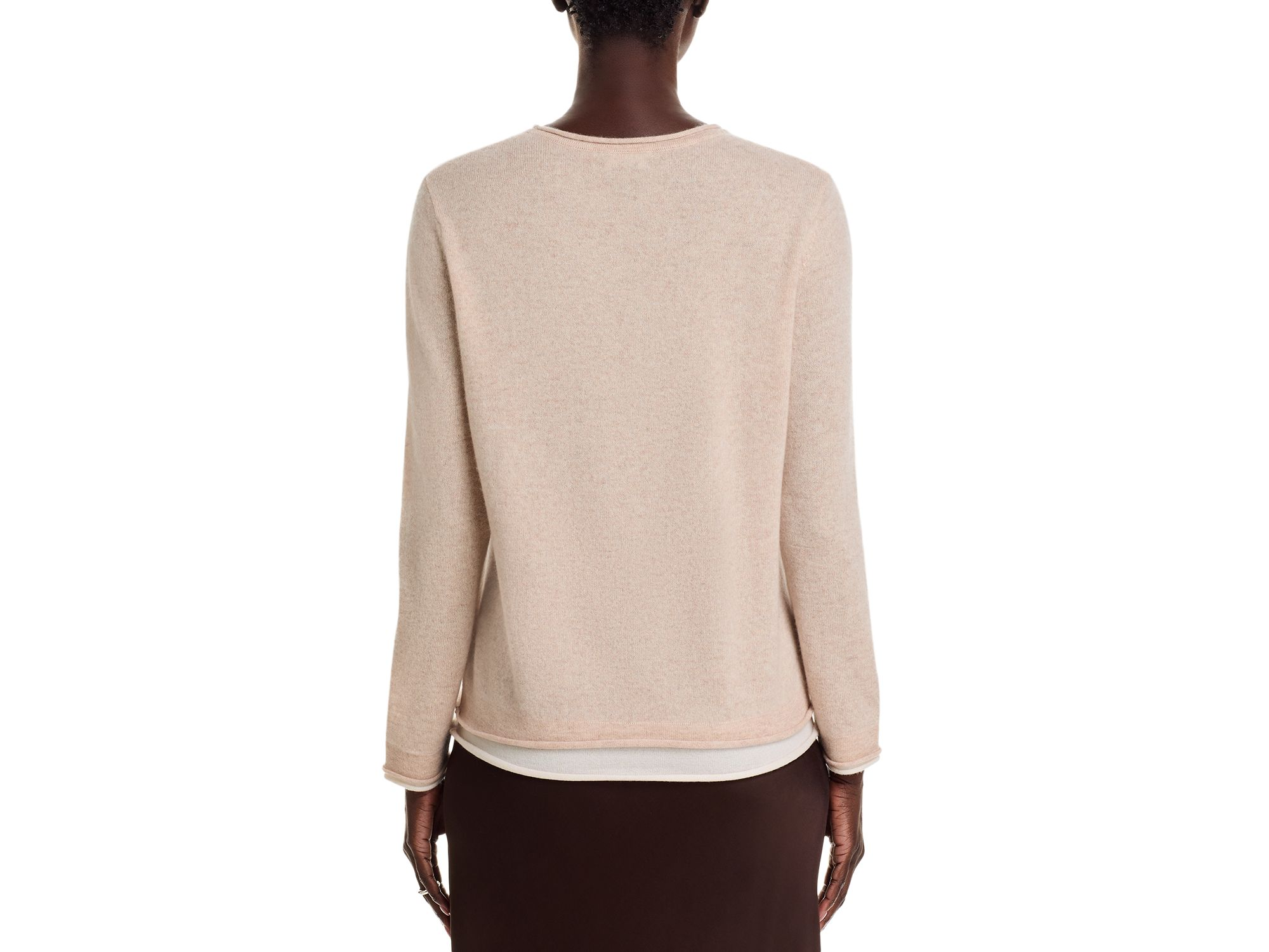 100% Cashmere Double Layer Crewneck Sweater - Exclusive — Image 6
