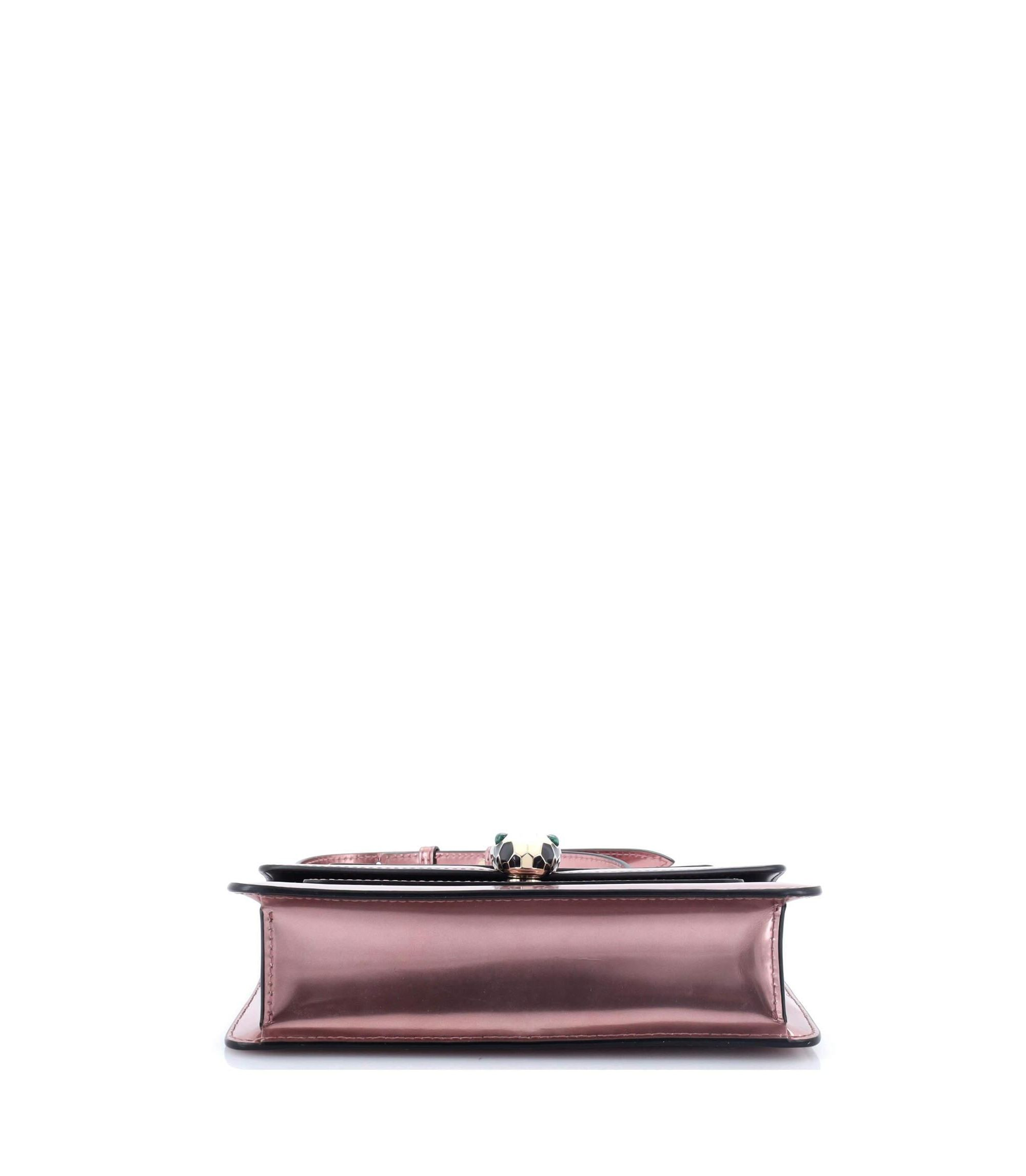 Small Serpenti Forever Shoulder Bag Metallic Leather — Image 6