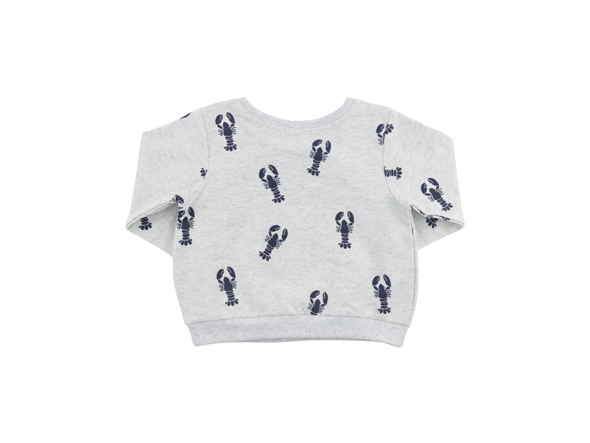 Unisex Lobsters Print Brooklyn Boxy Sweatshirt - Baby, Little Kid — Image 3