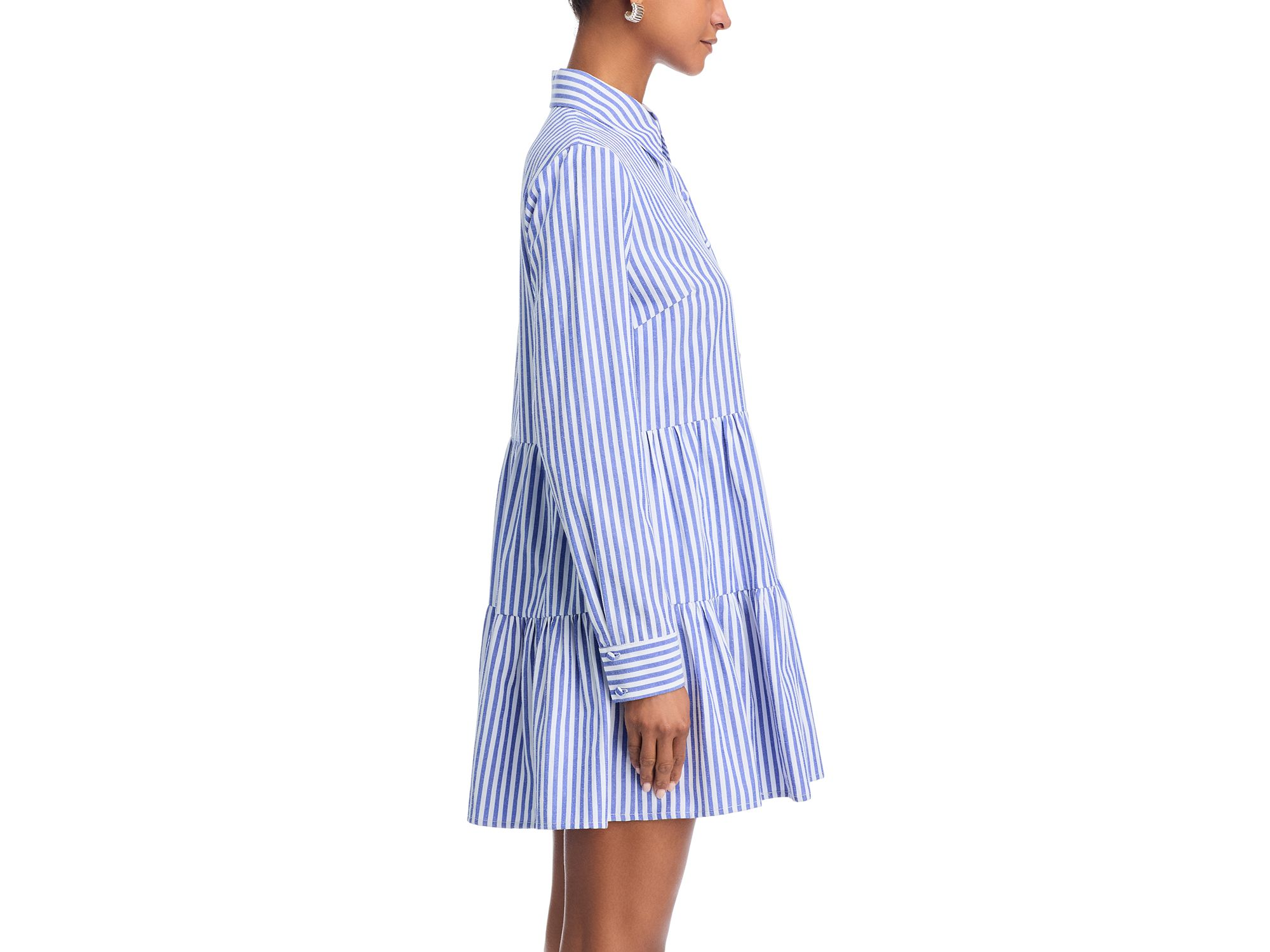 Striped Mini Dress - Exclusive — Image 5