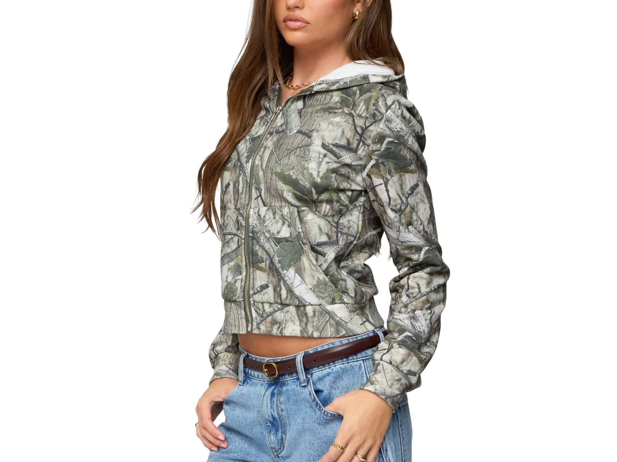 Tayler Camo Zip Up Hoodie — Image 3