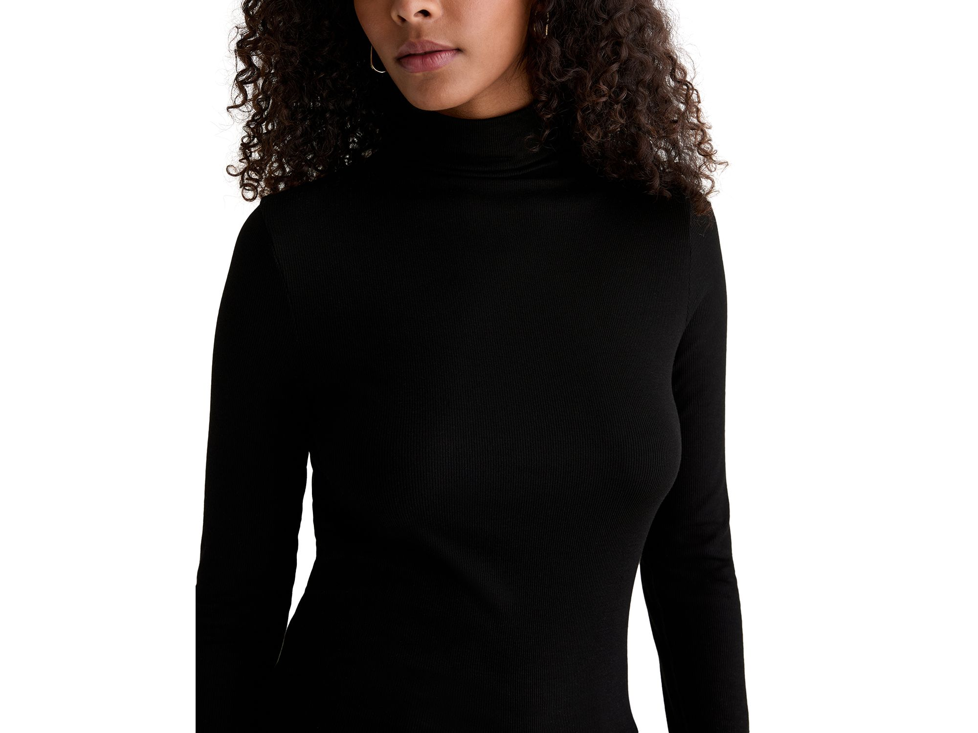 The Chels Long Sleeve Ribbed Turtleneck — Image 3