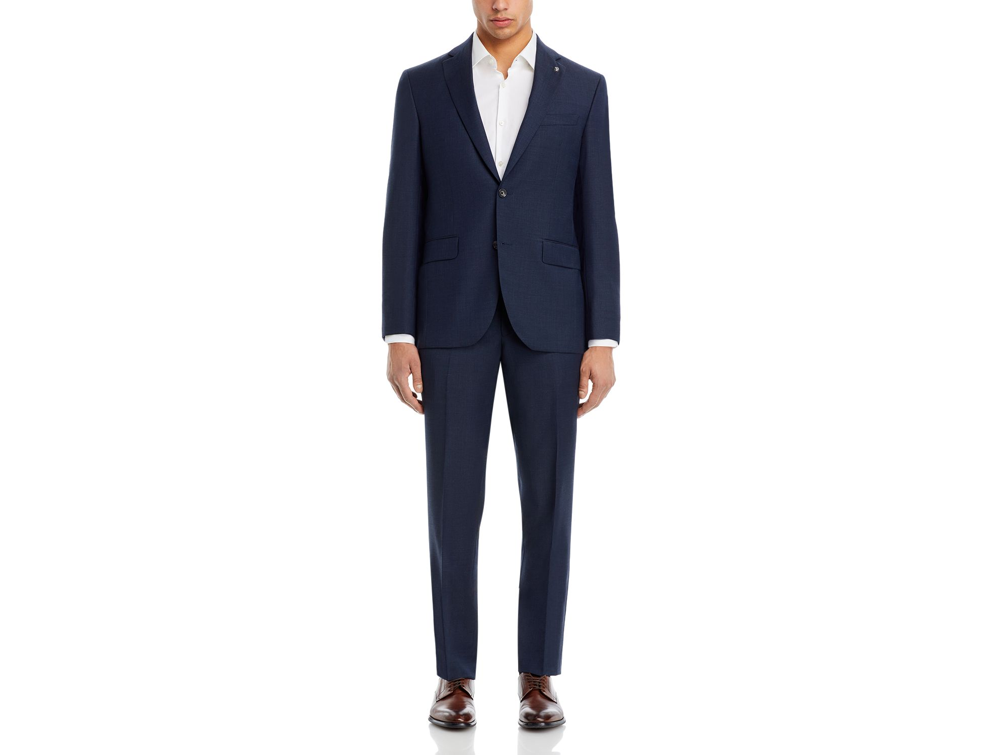 Napoli Sharkskin Regular Fit Suit — Image 5