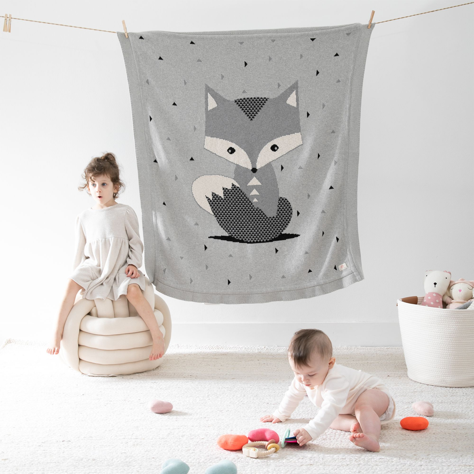 Foxy Baby Blanket - Image 1