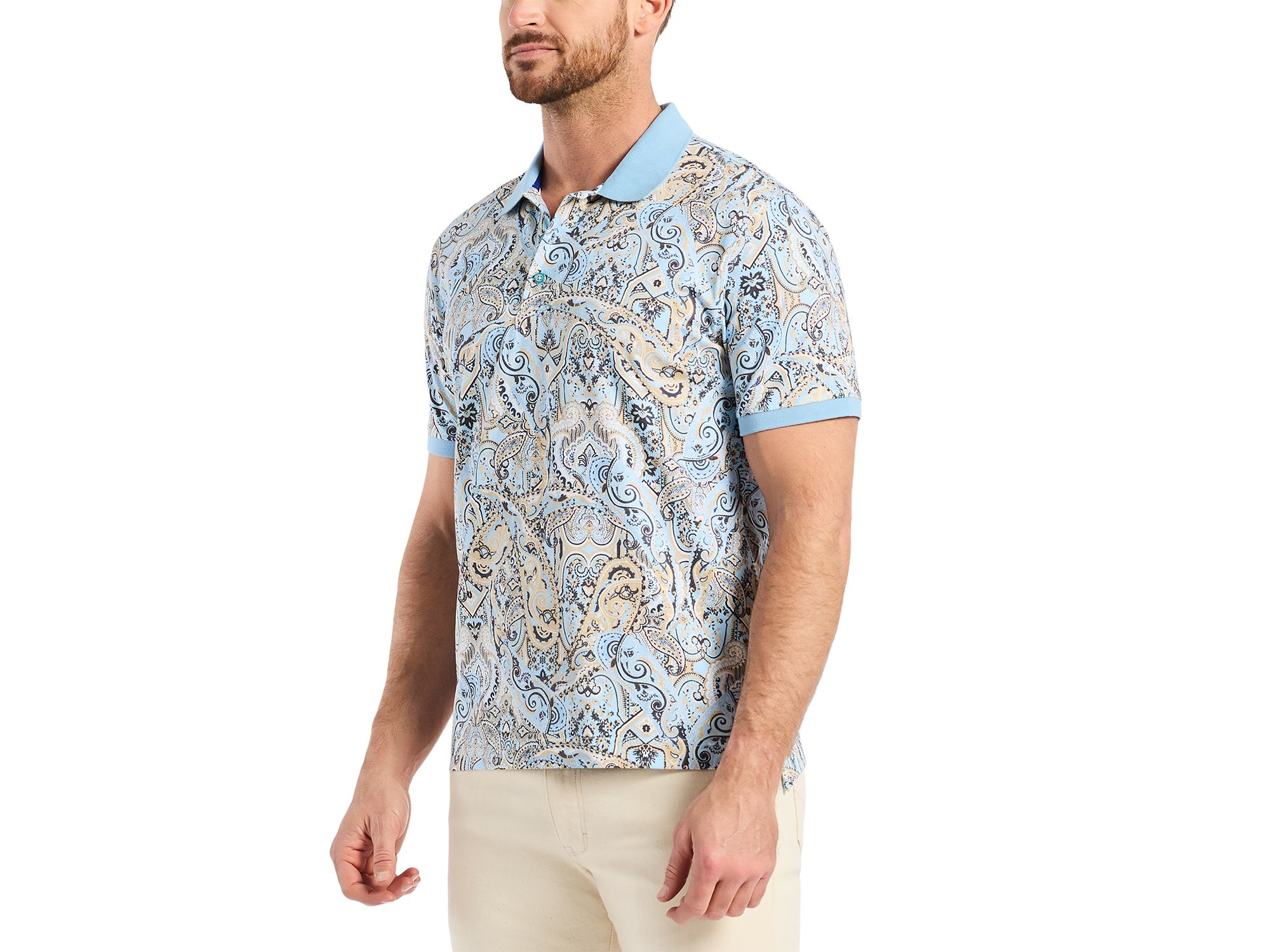 Manucci Knit Polo Shirt — Image 4