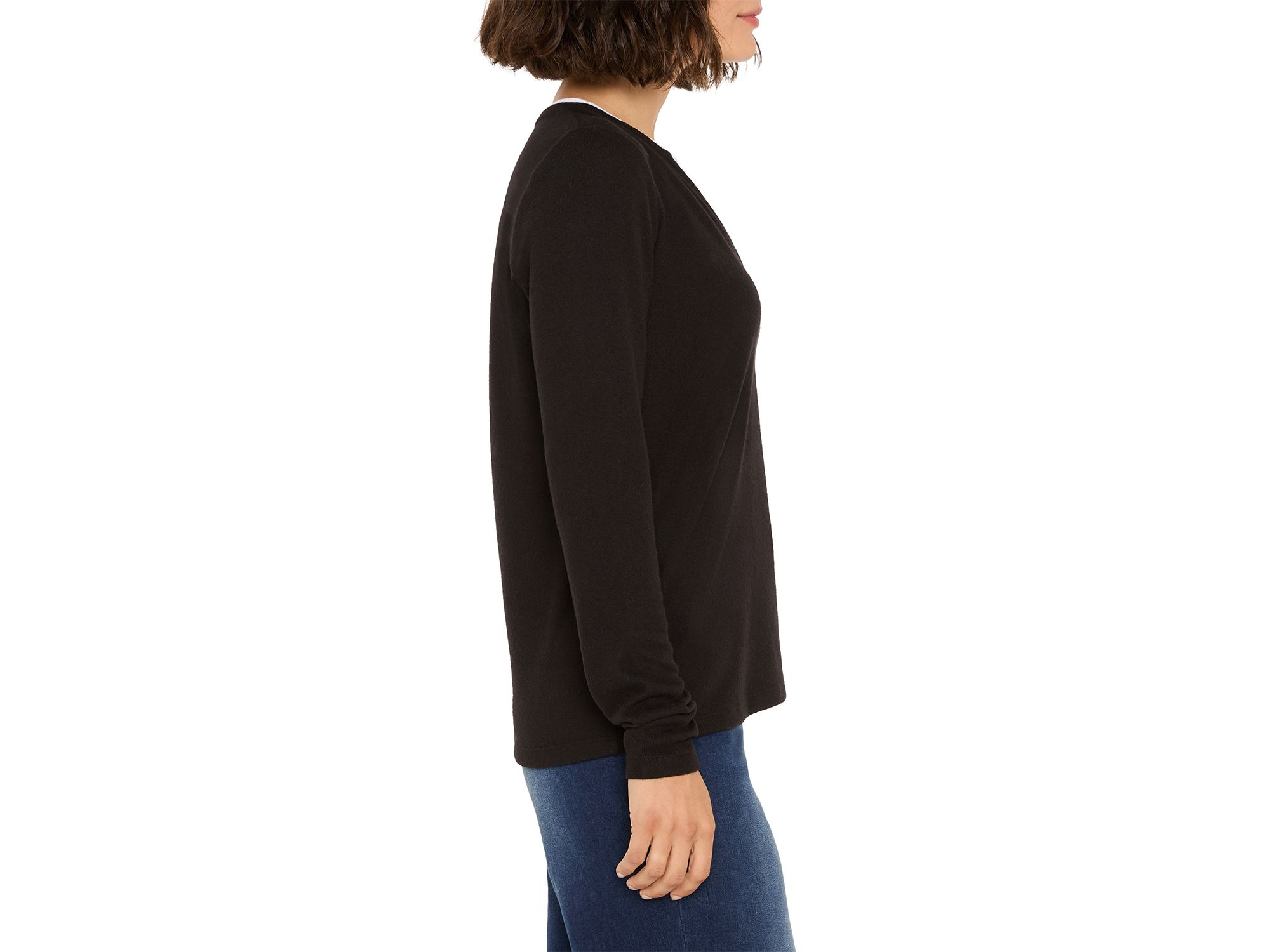 Layered Look Split Neck Top — Image 3