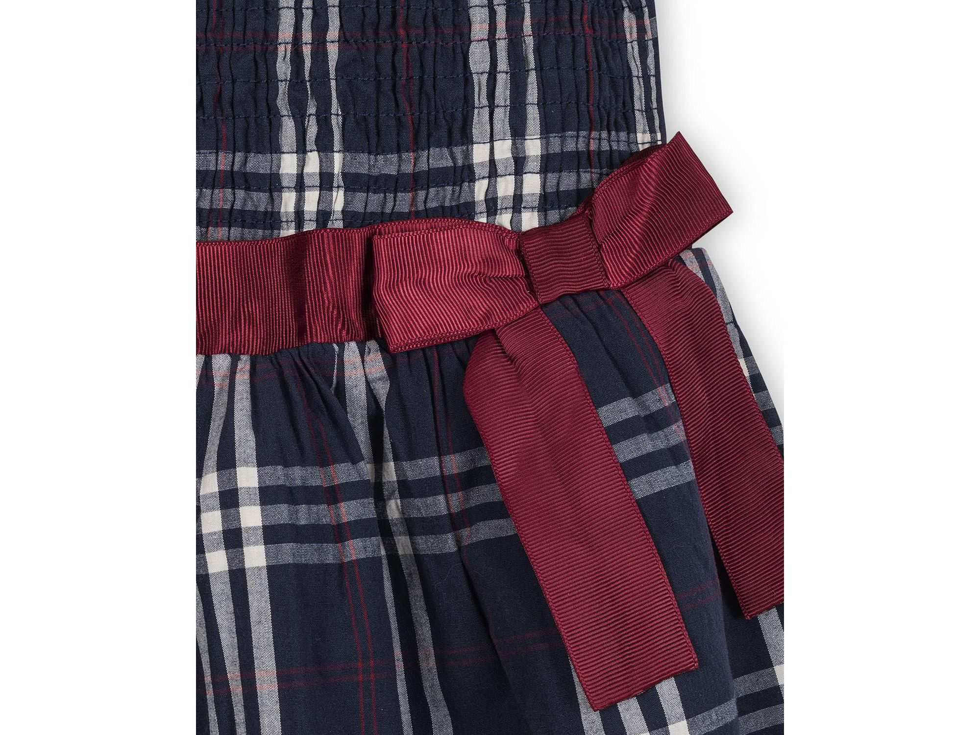 Girls' Organic Smocked Short Sleeve Poplin Dress - Little Kid, Big Kid — Image 6