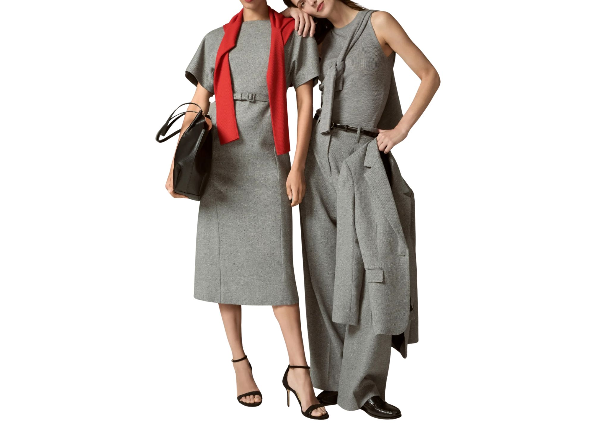 Meredith Slub Tweed Dress — Image 4