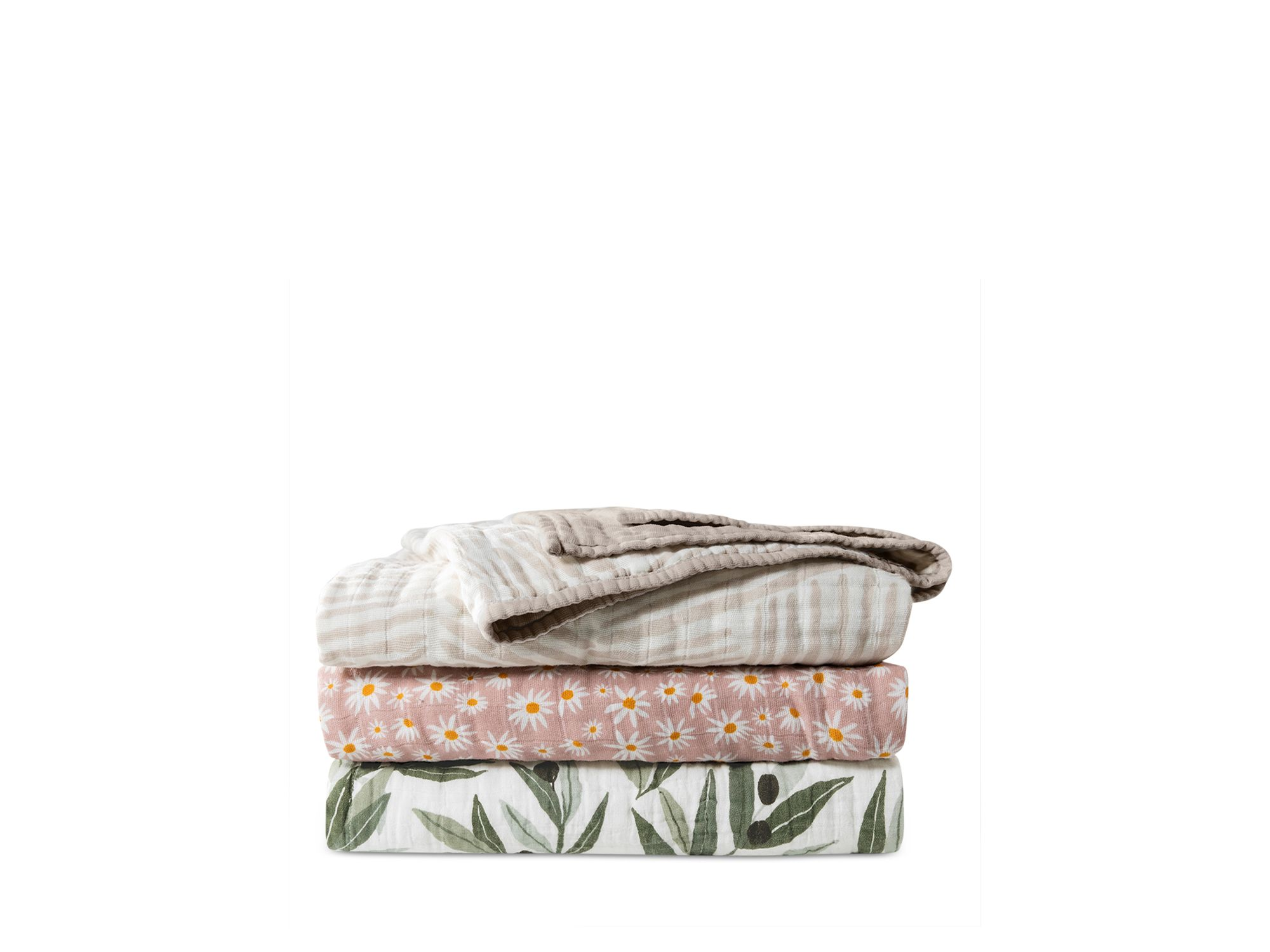 Quilt in 3 Layer GOTS Certified Organic Muslin Cotton — Image 7