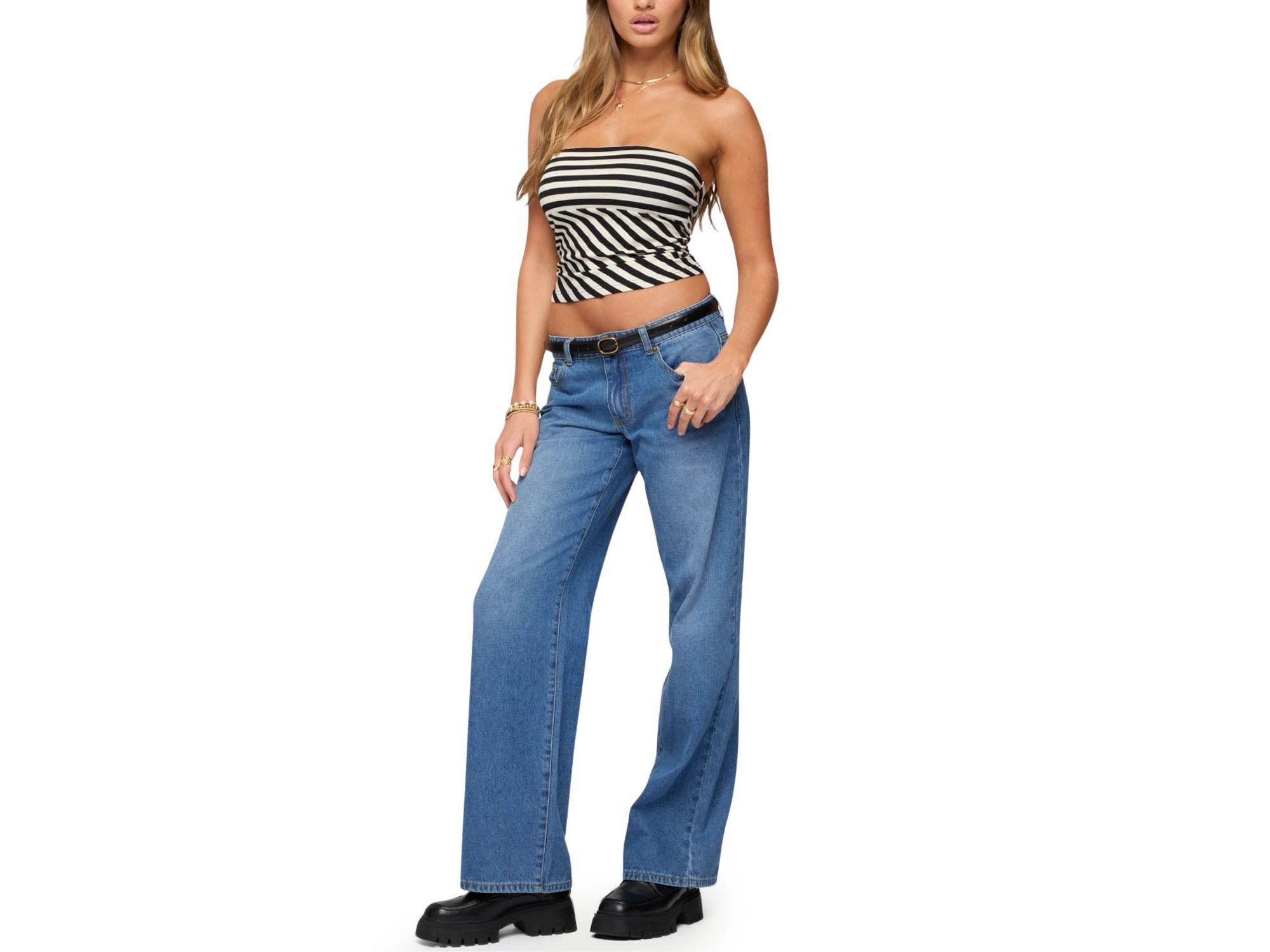 Betsana Striped Tube Top — Image 3