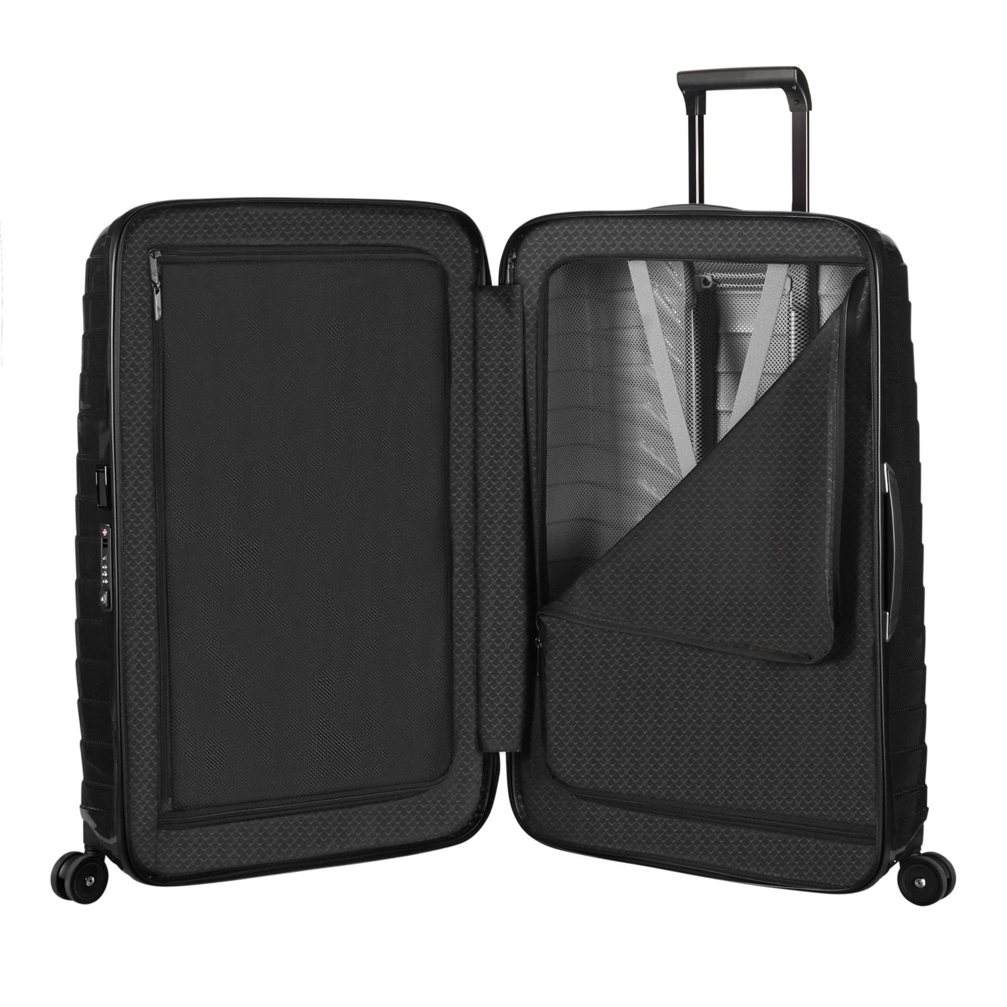 Proxis Medium Spinner Checked Suitcase — Image 6