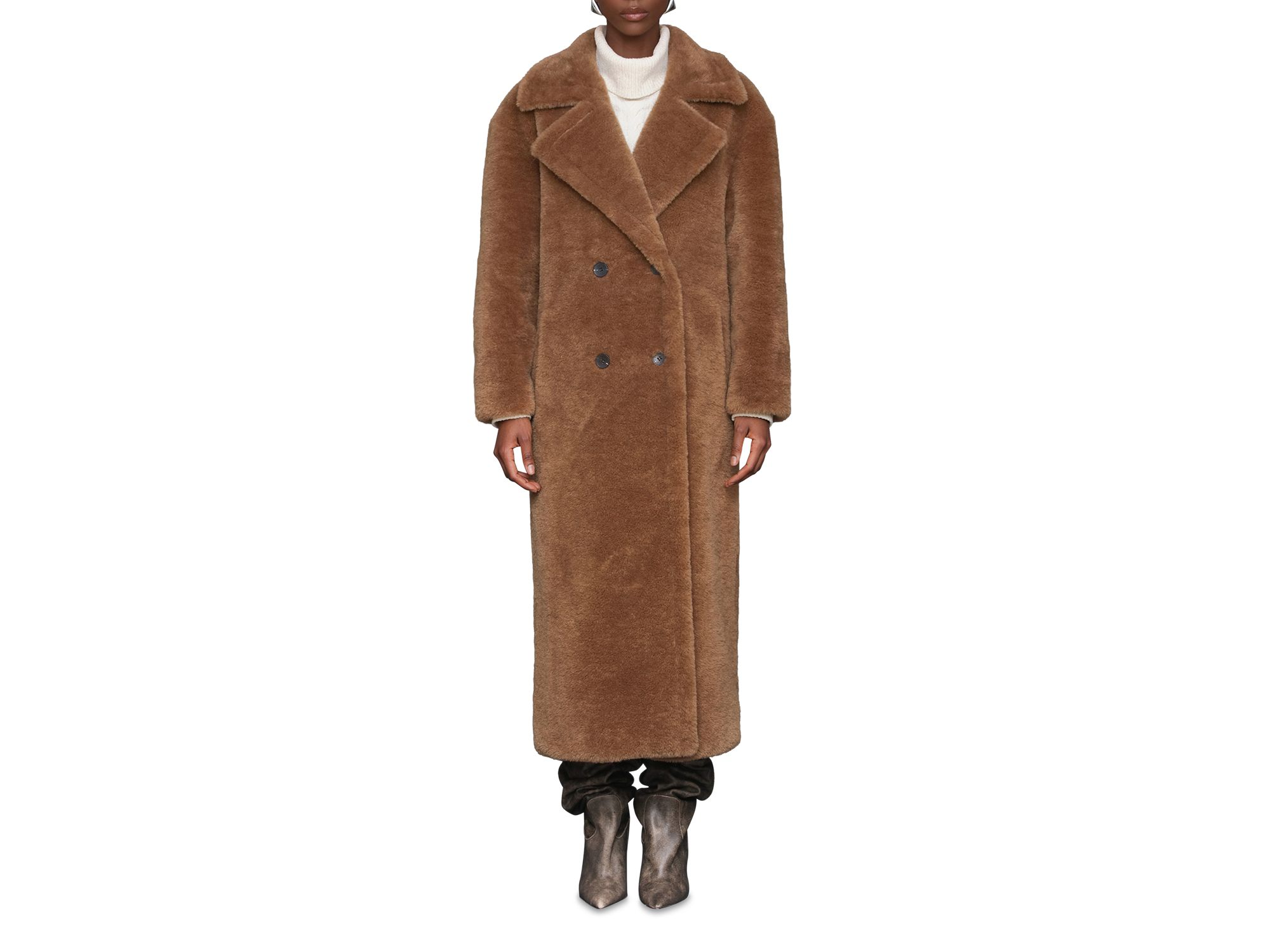 Oversized Teddy Faux Fur Coat — Image 7
