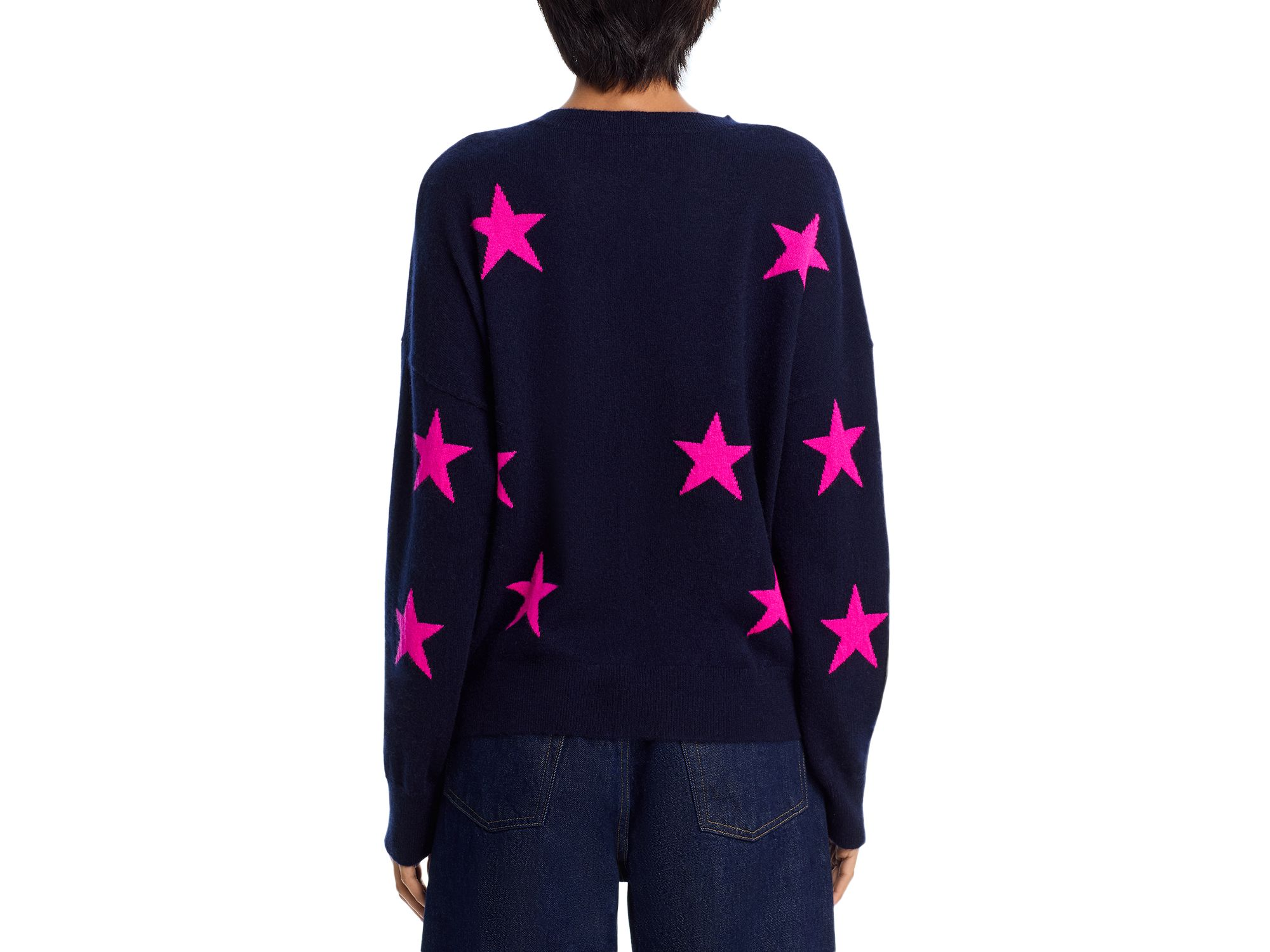 100% Cashmere Star Crewneck Sweater - Exclusive — Image 3