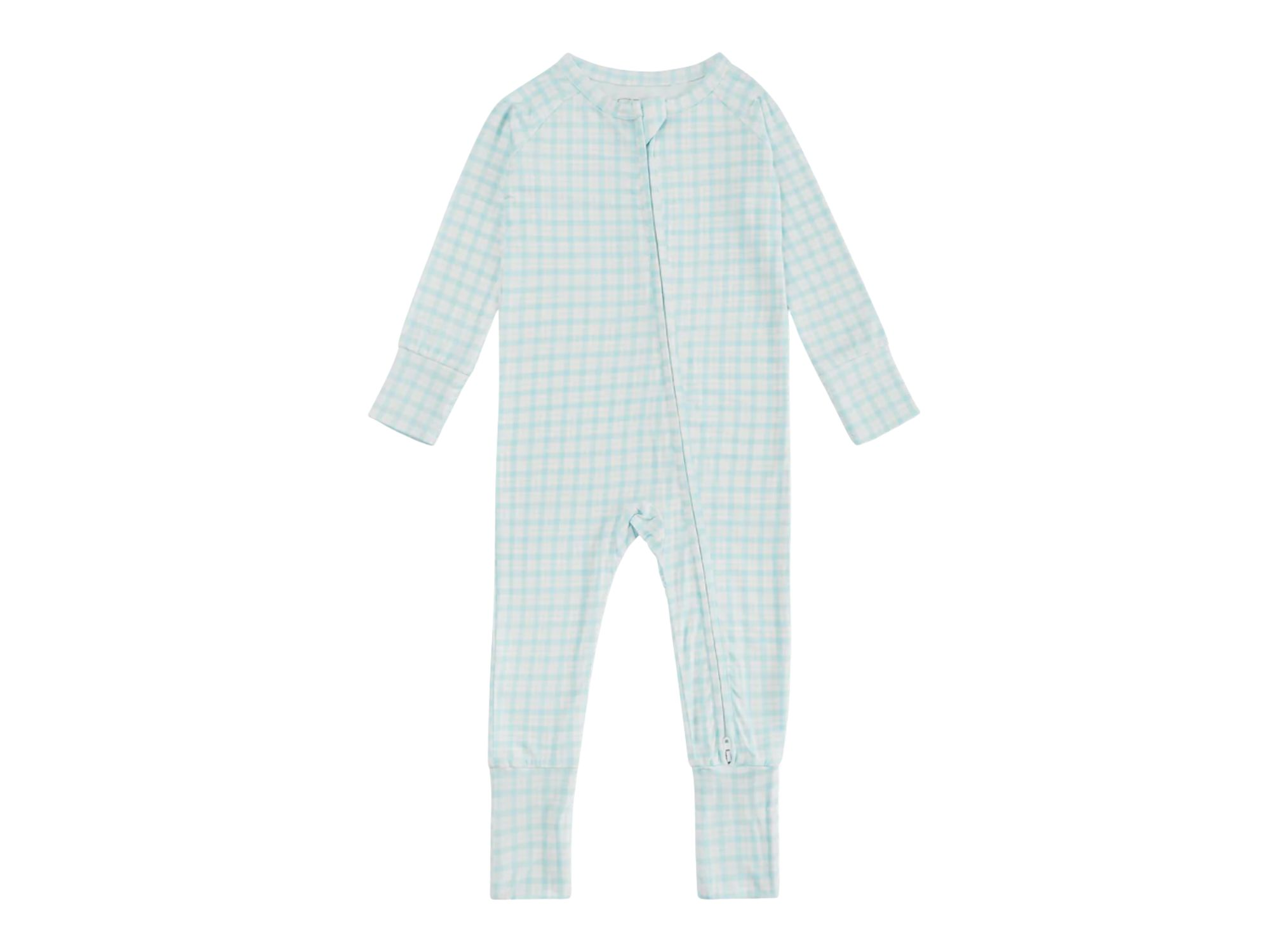 Boys' Coastal Check Bamboo Sleeper - Baby — Image 5