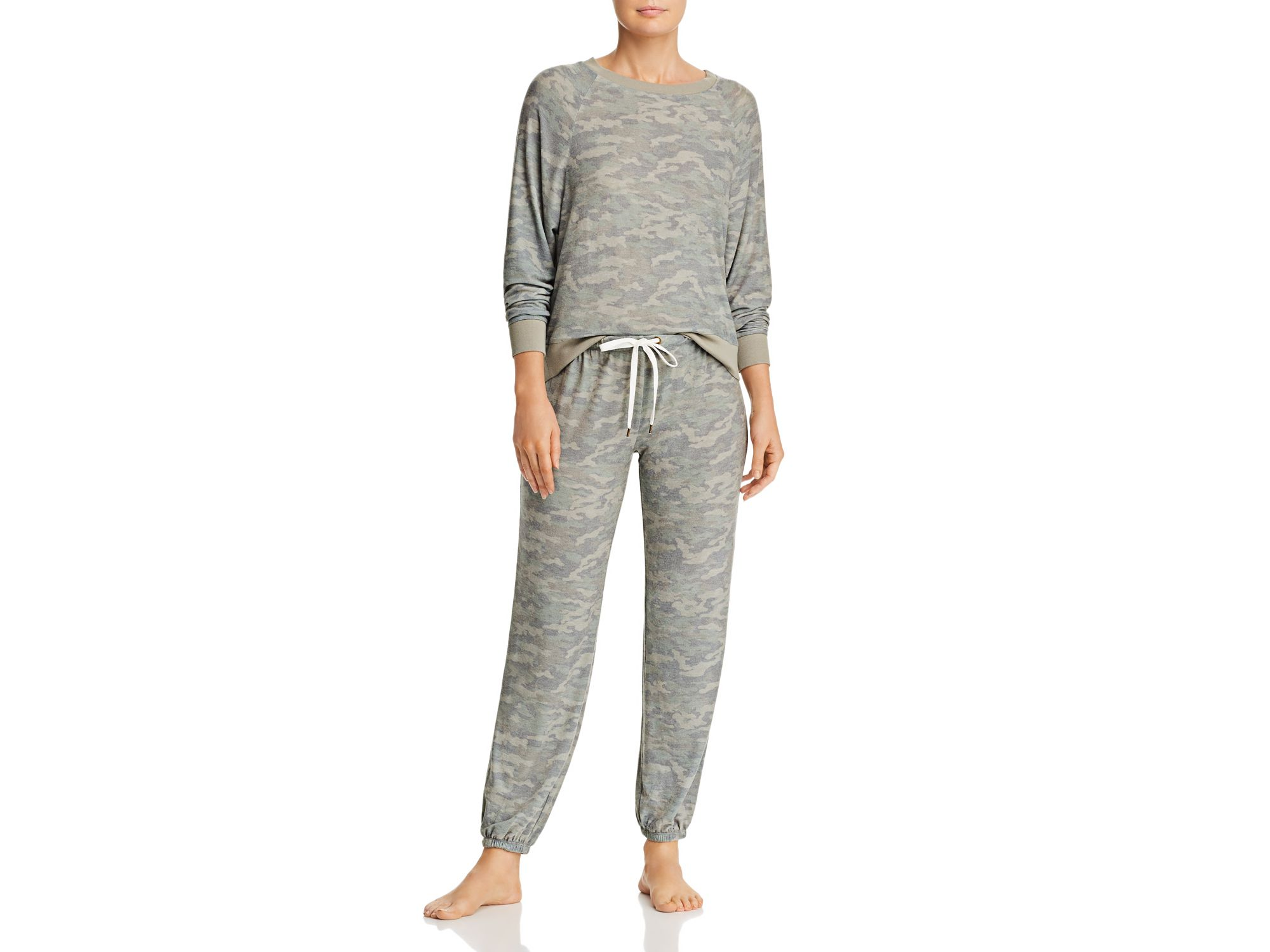 Star Seeker Pajama Set in Green Camo - Image 1