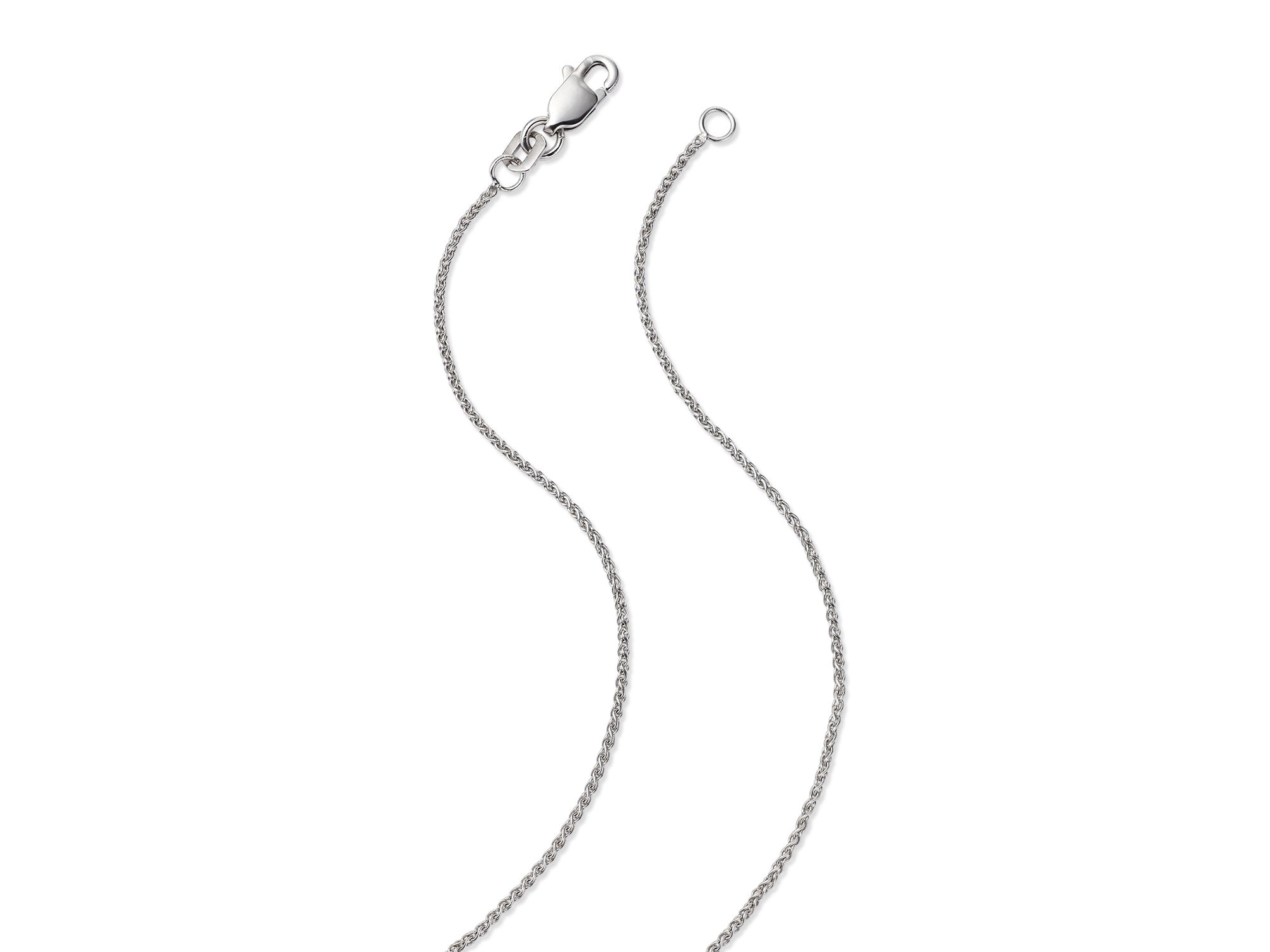 Diamond Cluster Necklace in 14K White Gold, 3.0 tcw — Image 4