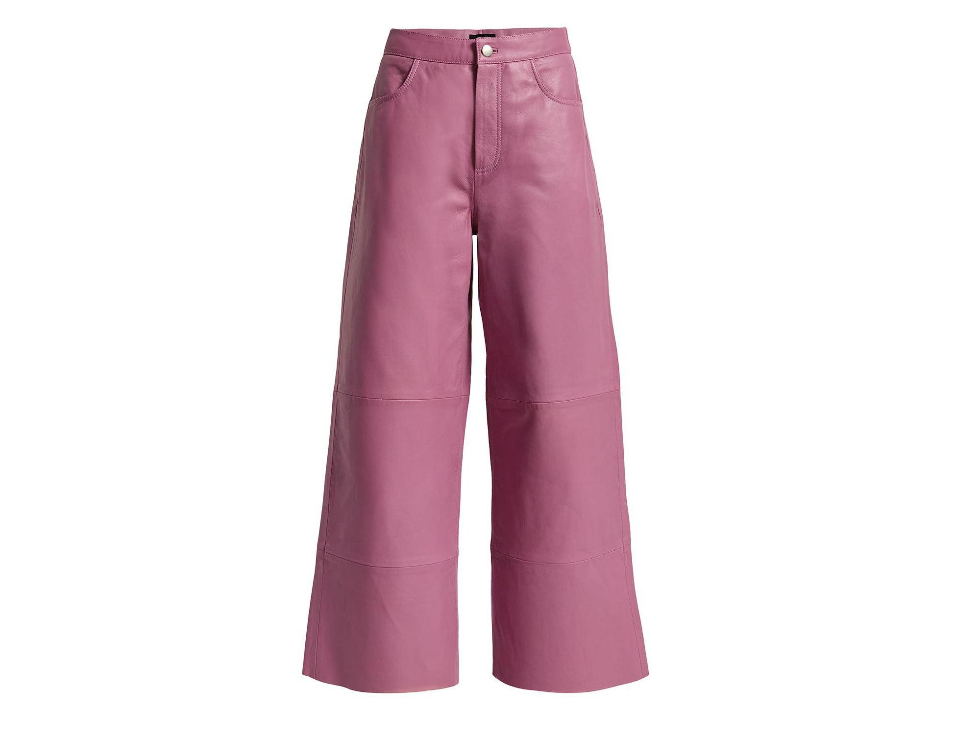 Ruby Leather Wide Leg Jeans — Image 3