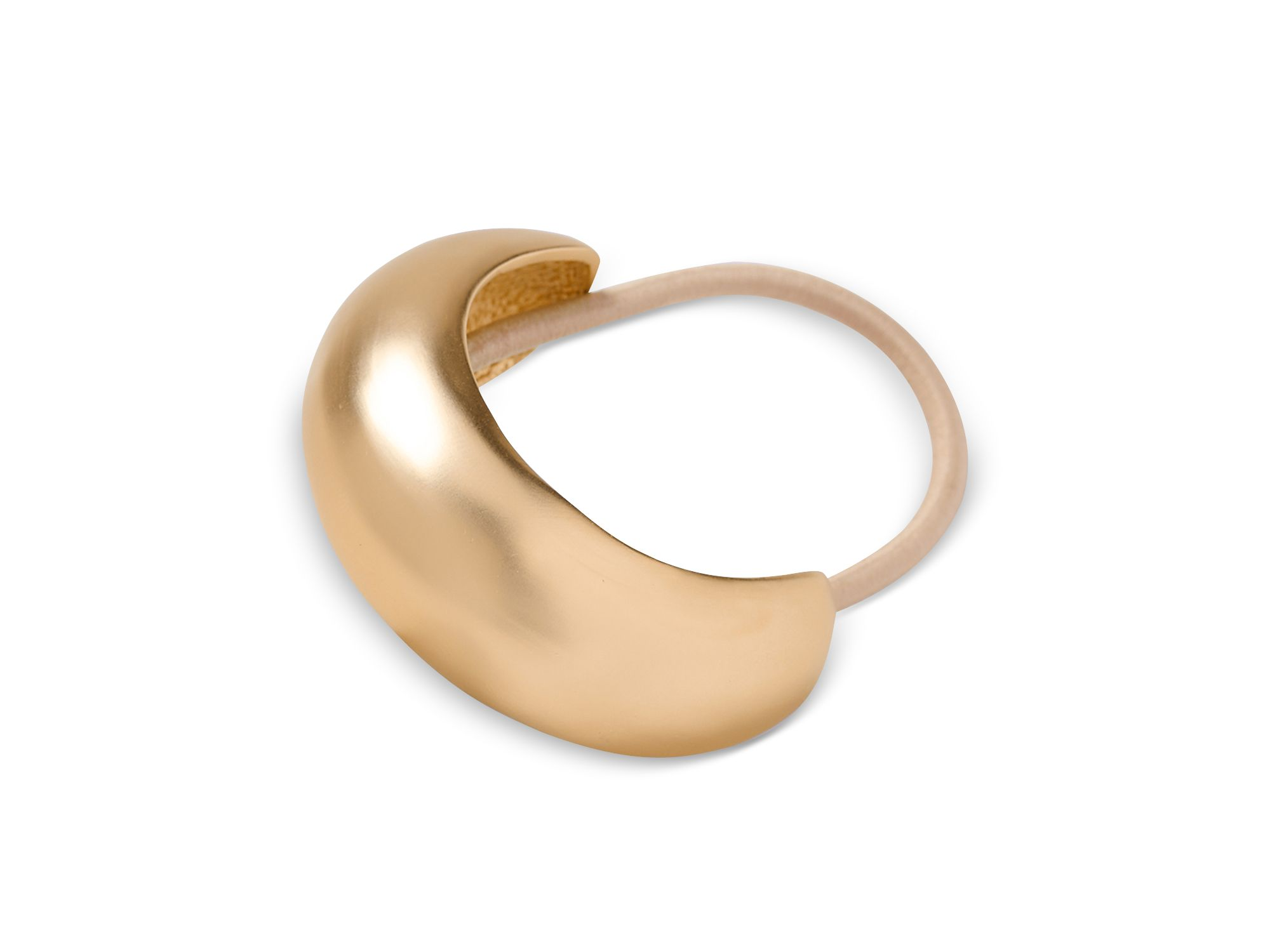 Brilliant Cuff Arched Metal Hair Tie — Image 4