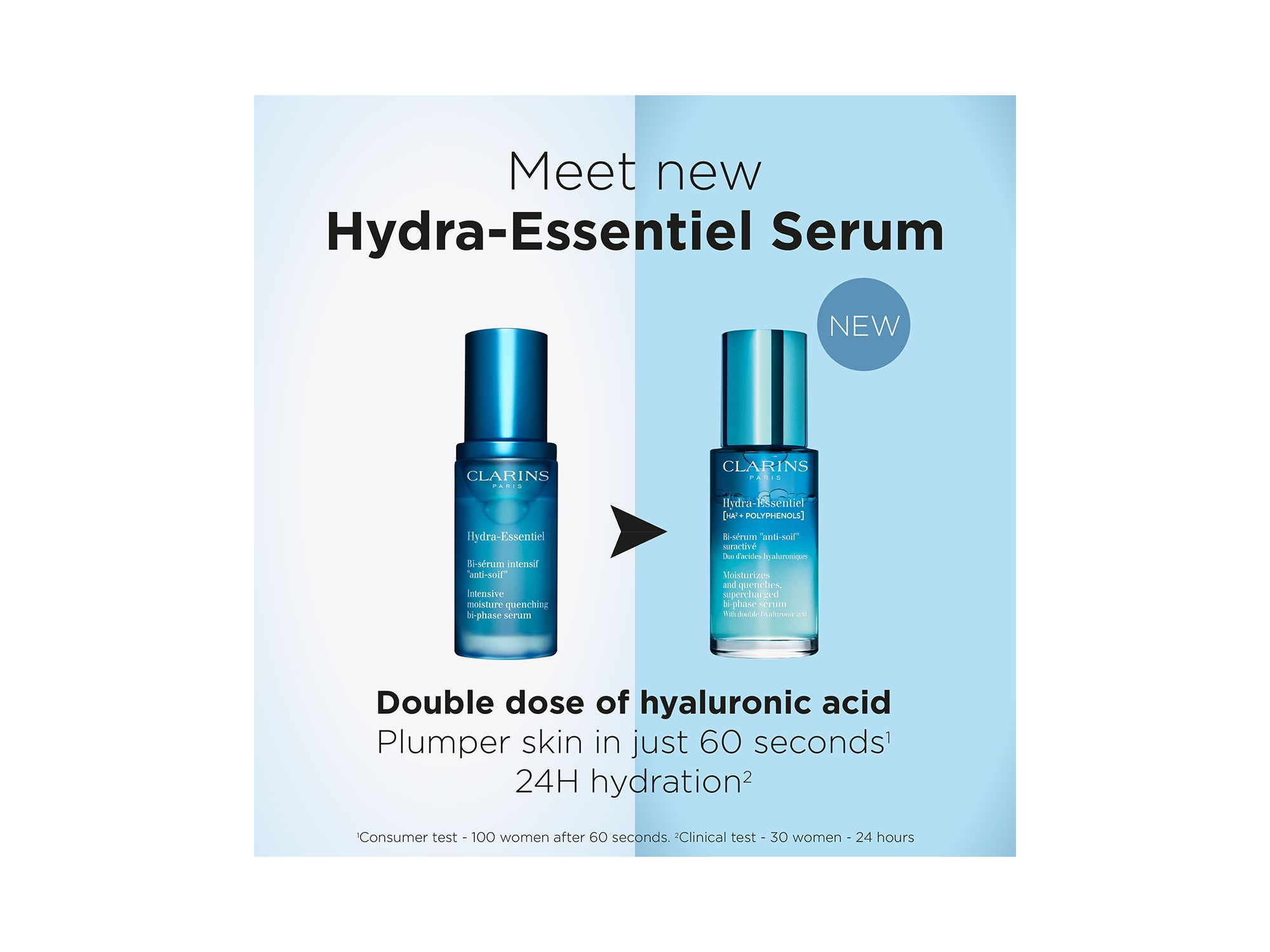 Hydra Essentiel Bi Phase Face Serum with Double Hyaluronic Acid 1 oz. — Image 7