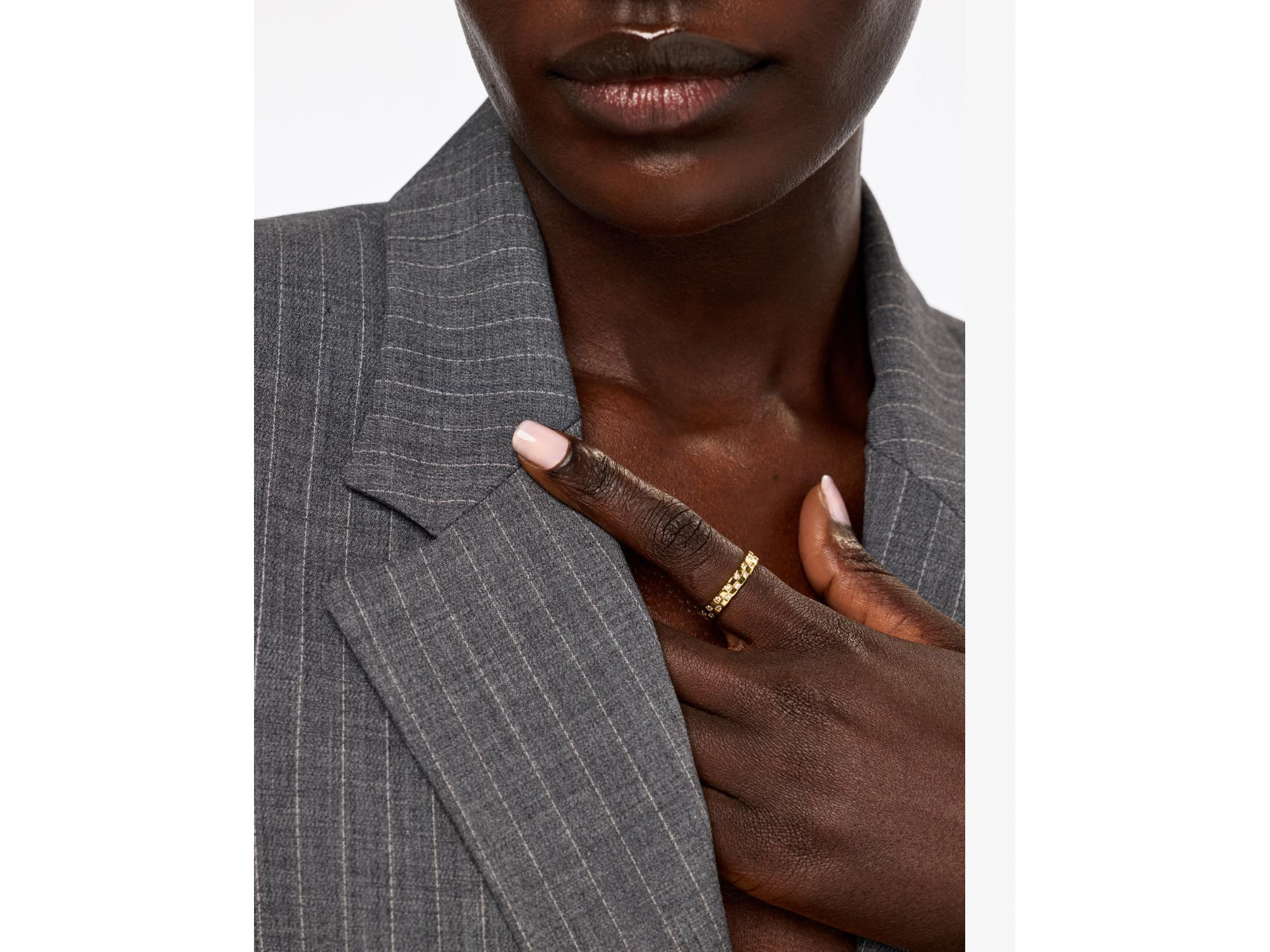 Brass Gold Band Eden Ring — Image 3
