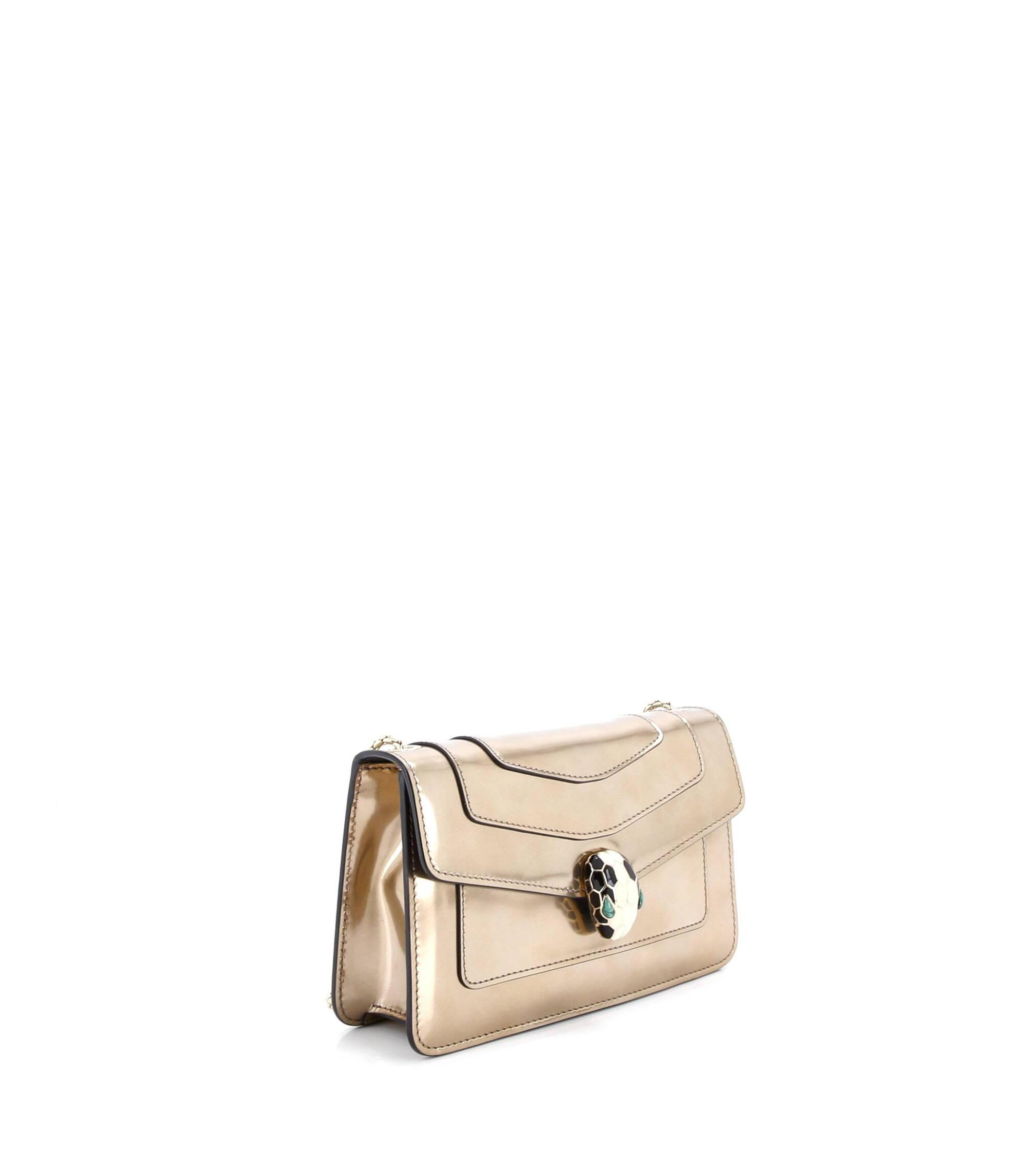Small Serpenti Forever Shoulder Bag Metallic Leather — Image 5