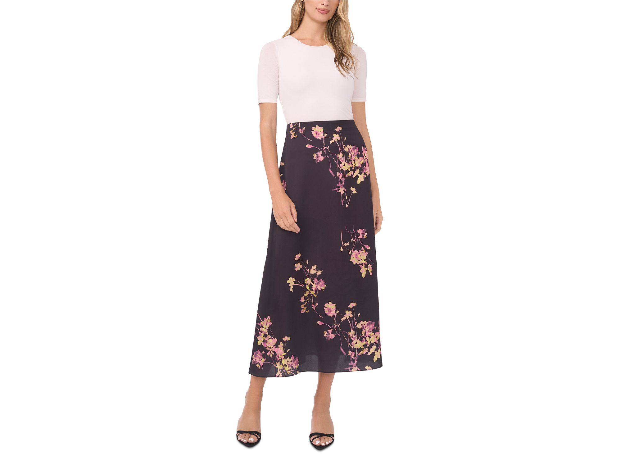 A Line Slip Midi Skirt — Image 3